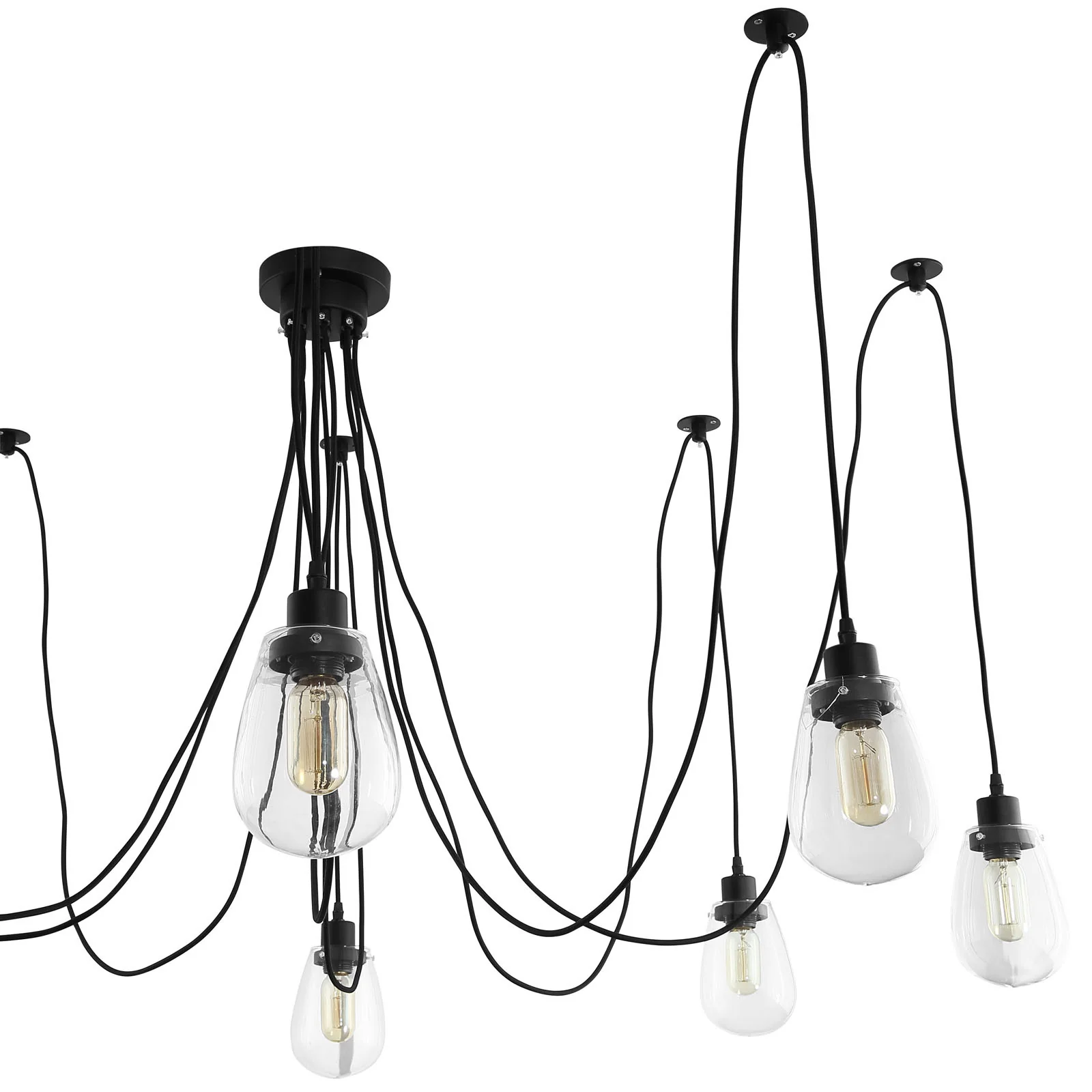 Epee Chandelier Black - Image 2