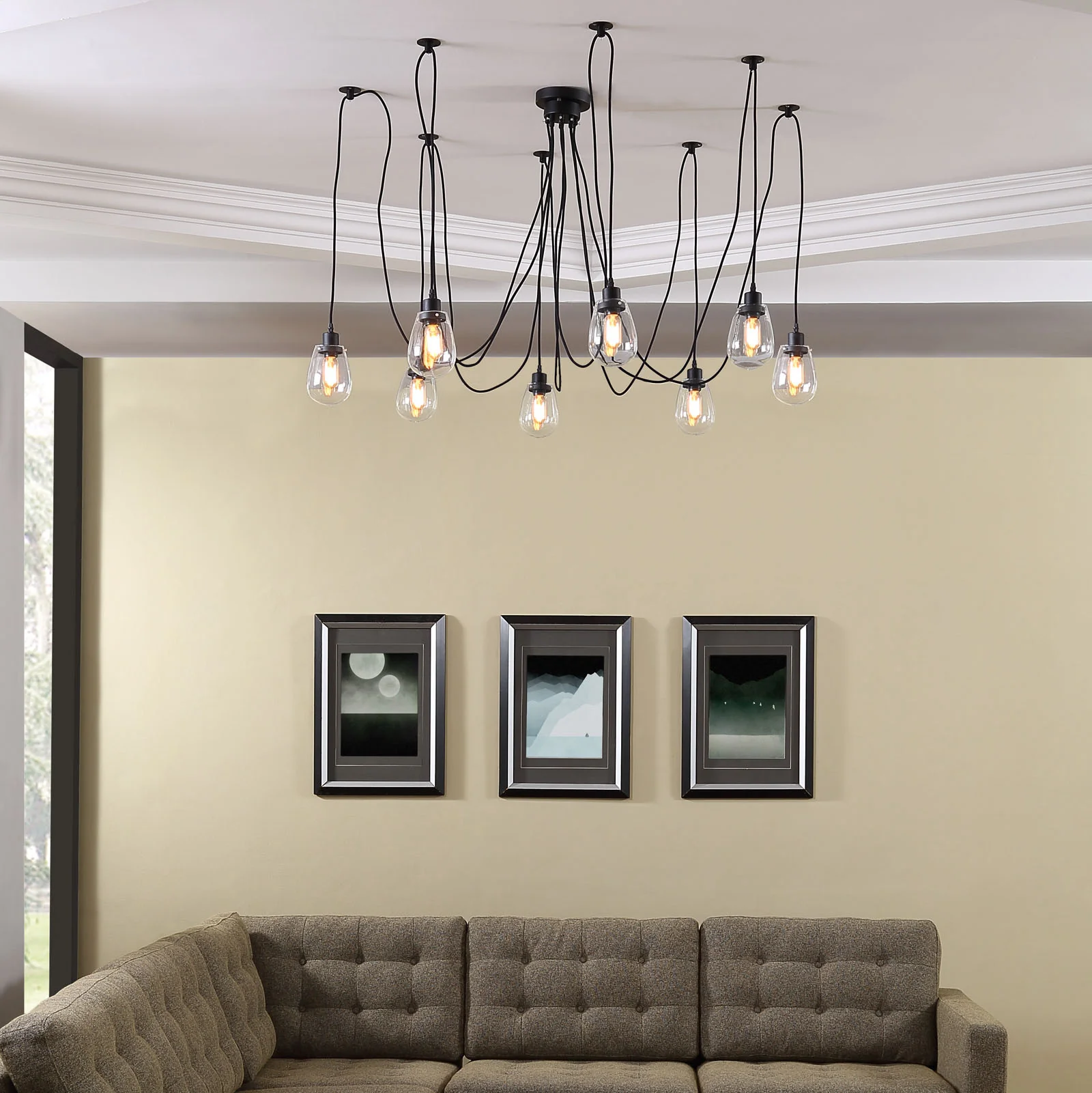 Epee Chandelier Black - Image 4