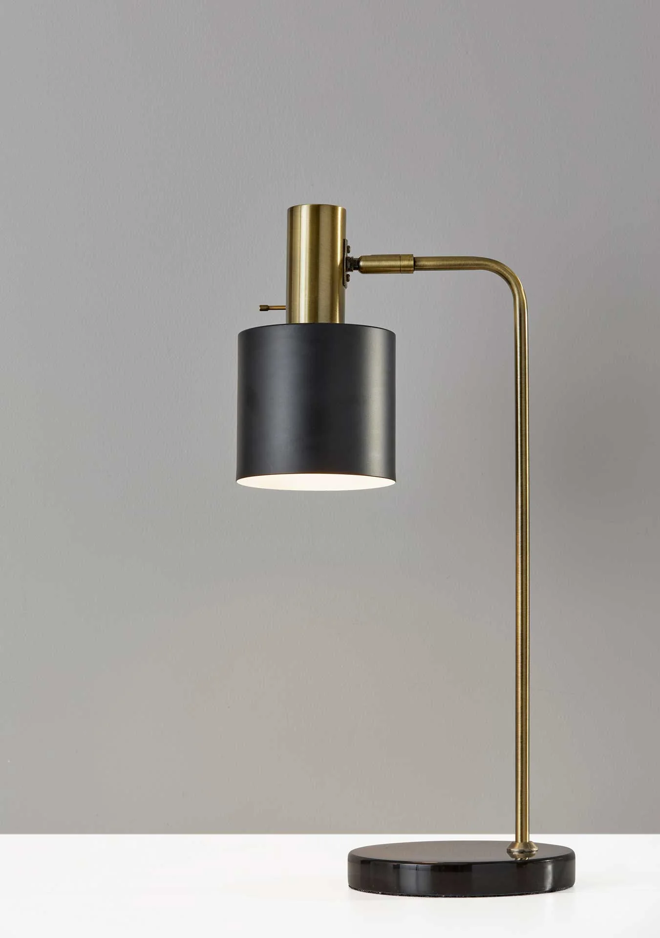Epinal Desk Lamp Antique Brass/Black - Image 2