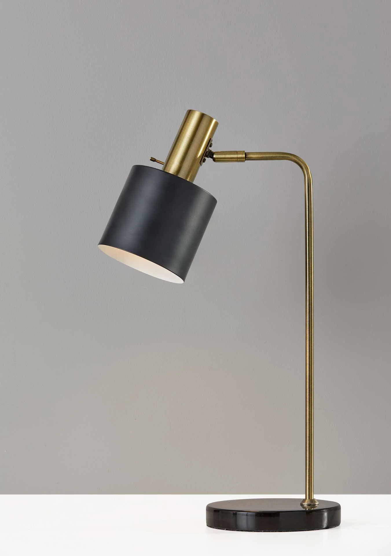 Epinal Desk Lamp Antique Brass/Black - Image 3