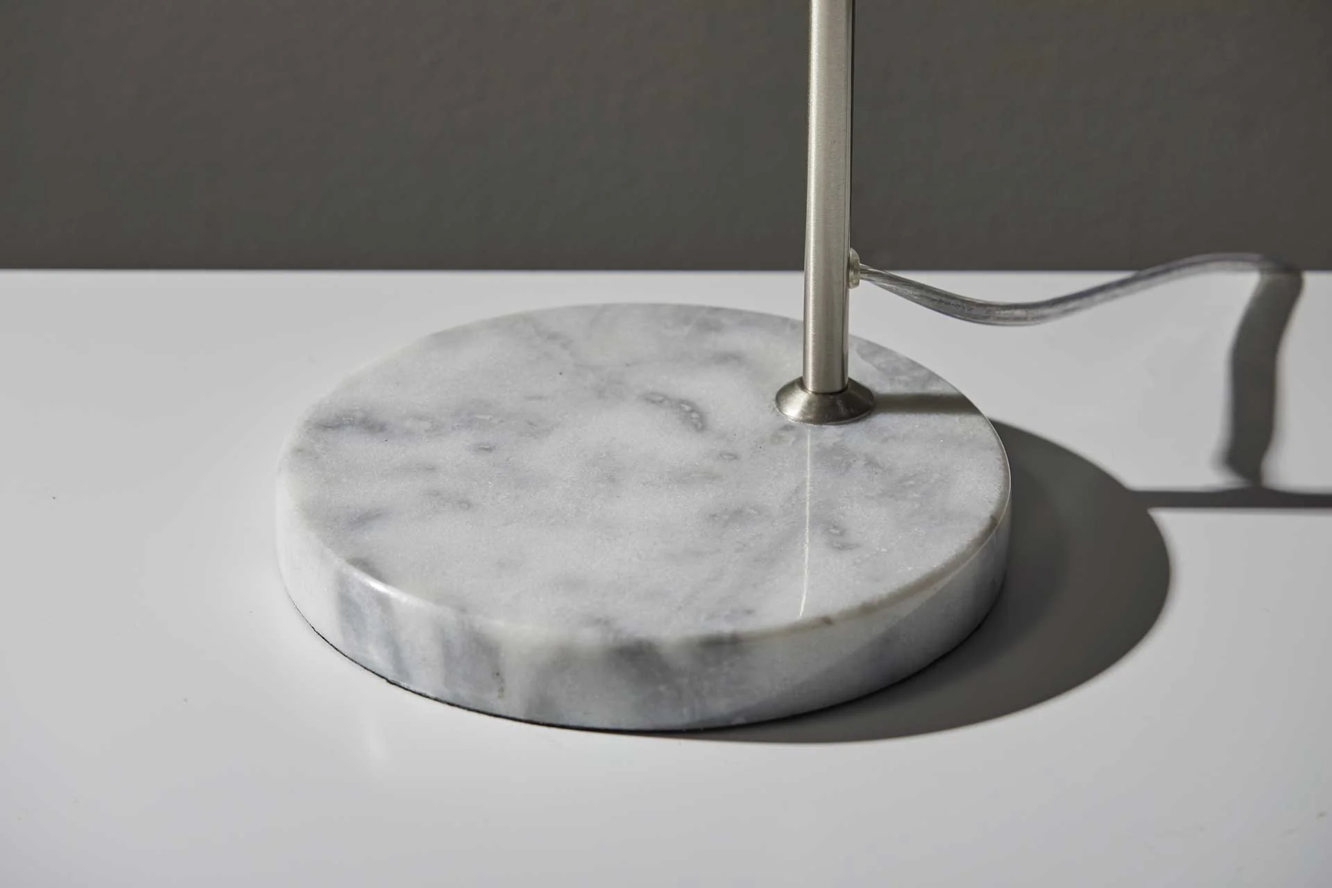 Epinal Desk Lamp Brushed Steel/White - Image 8