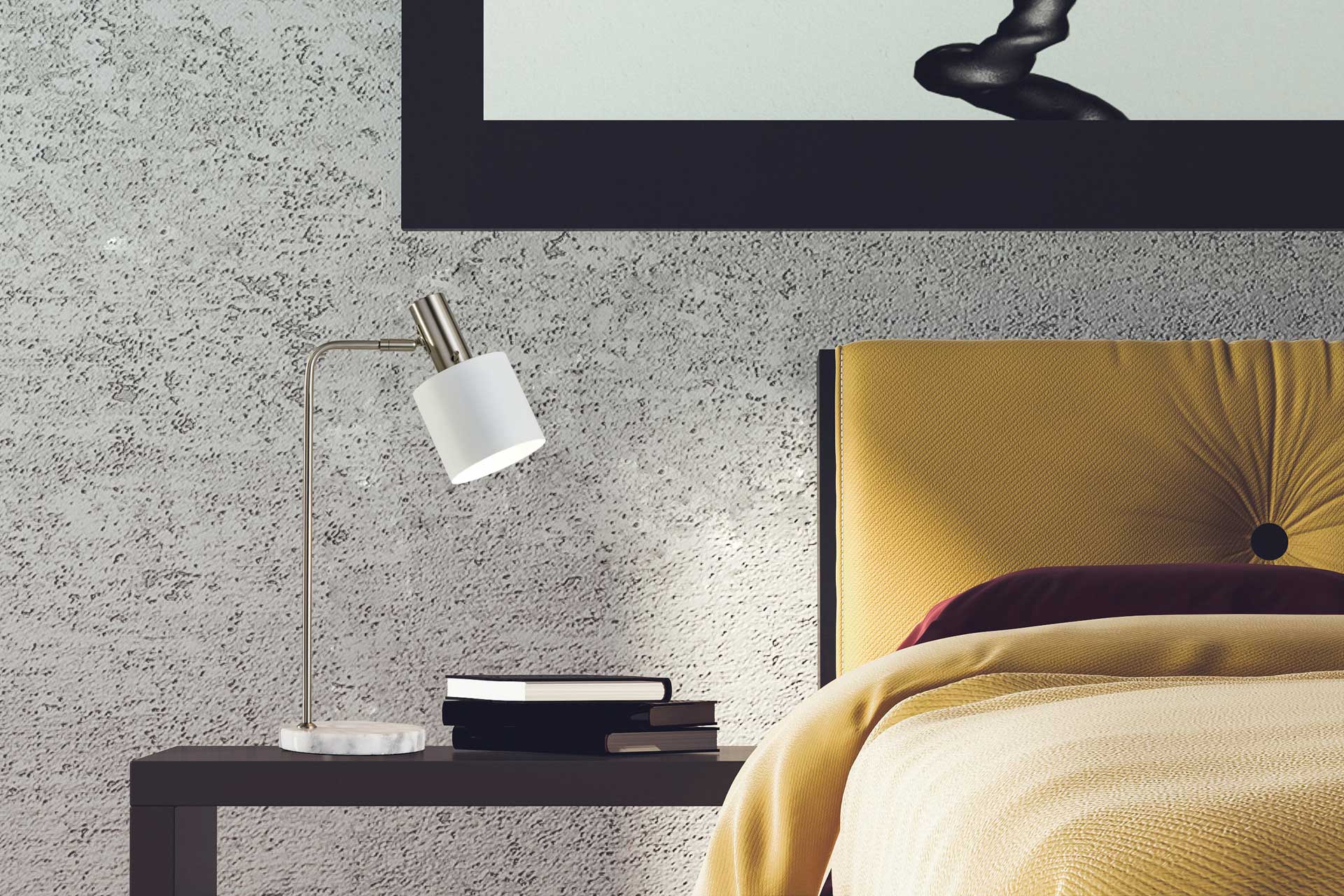 Epinal Desk Lamp Brushed Steel/White - Image 9