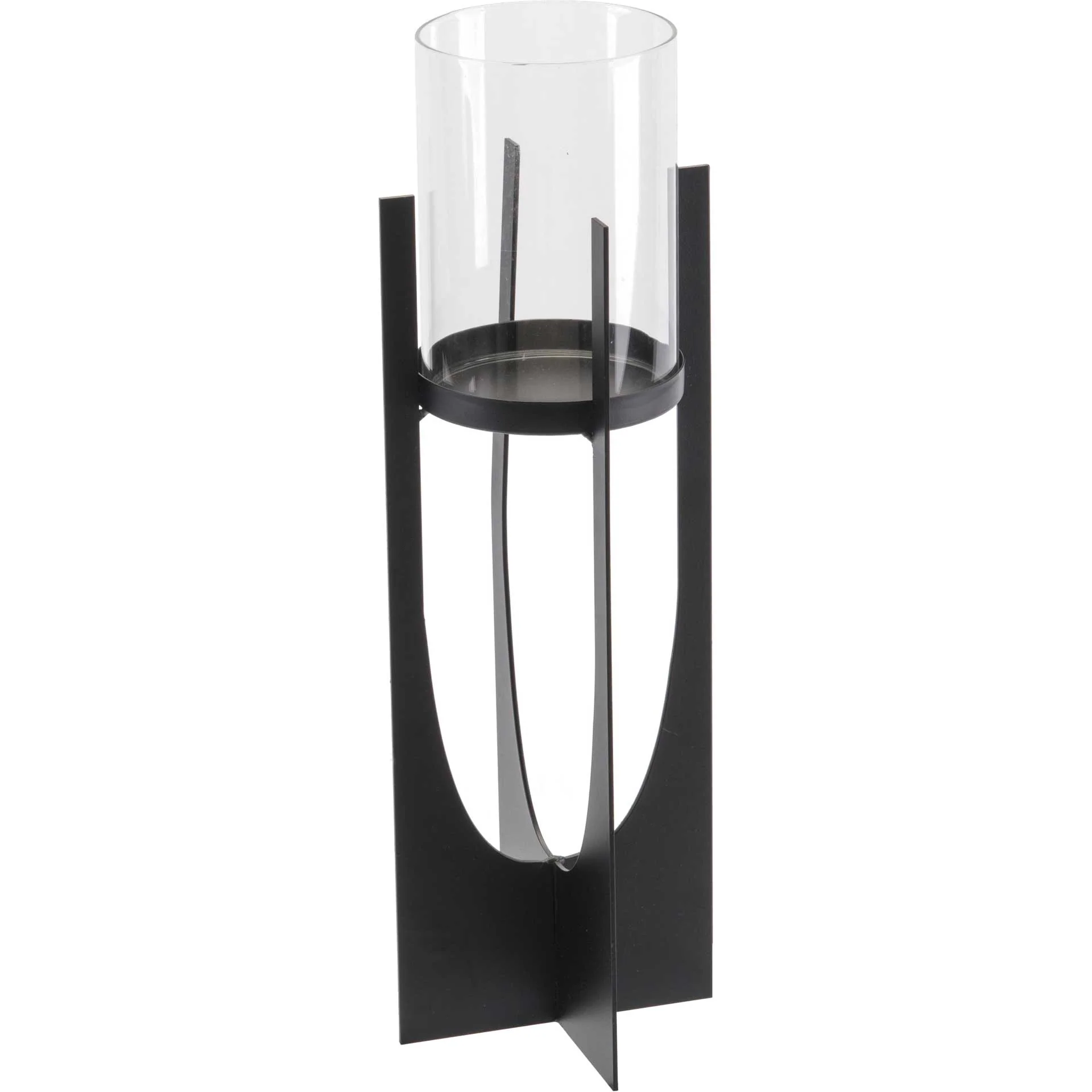 Equis Candle Holder Black - Image 2