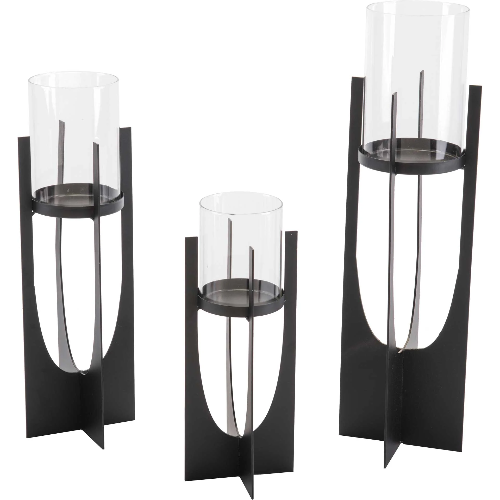 Equis Candle Holder Black - Image 5