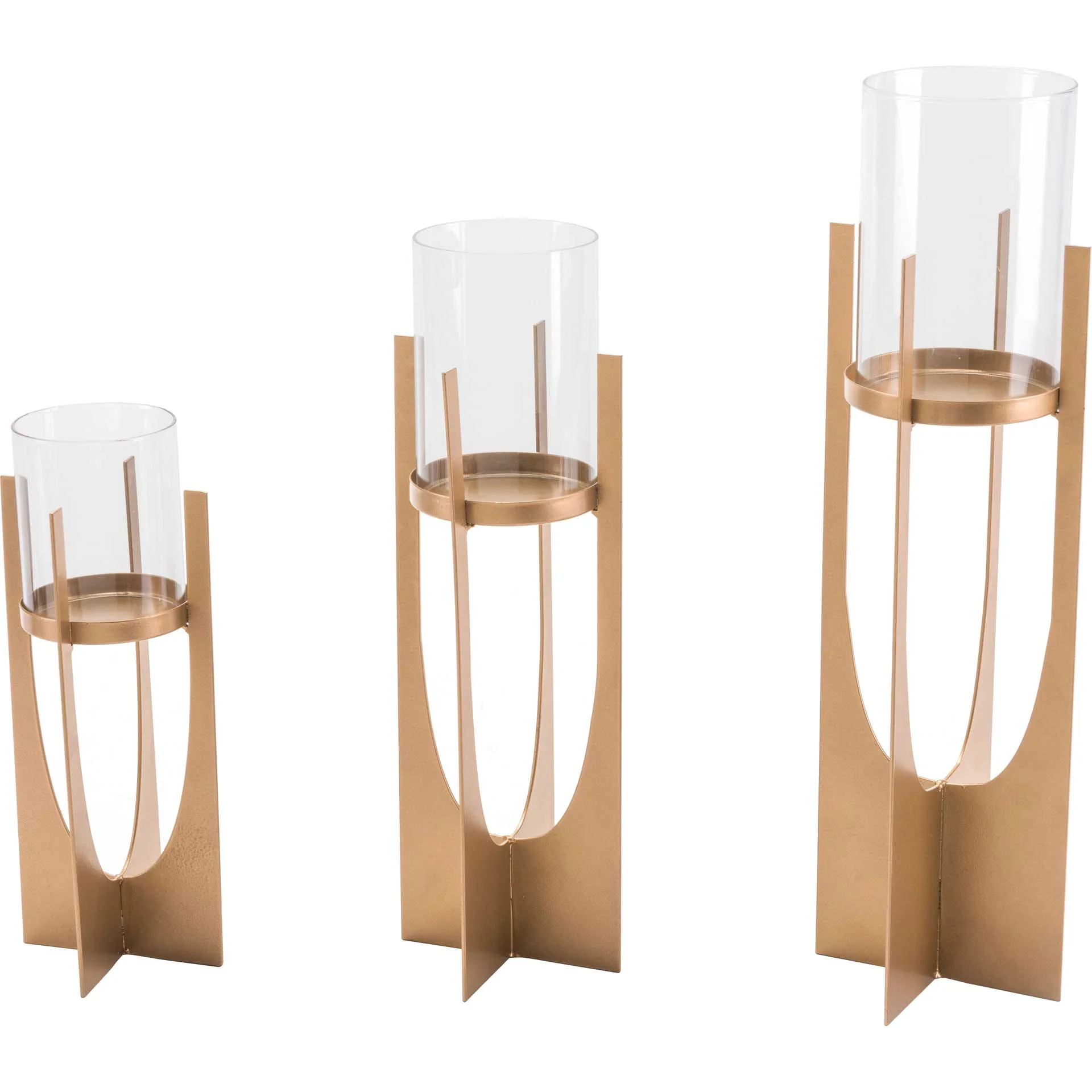 Equis Candle Holder Gold - Image 5