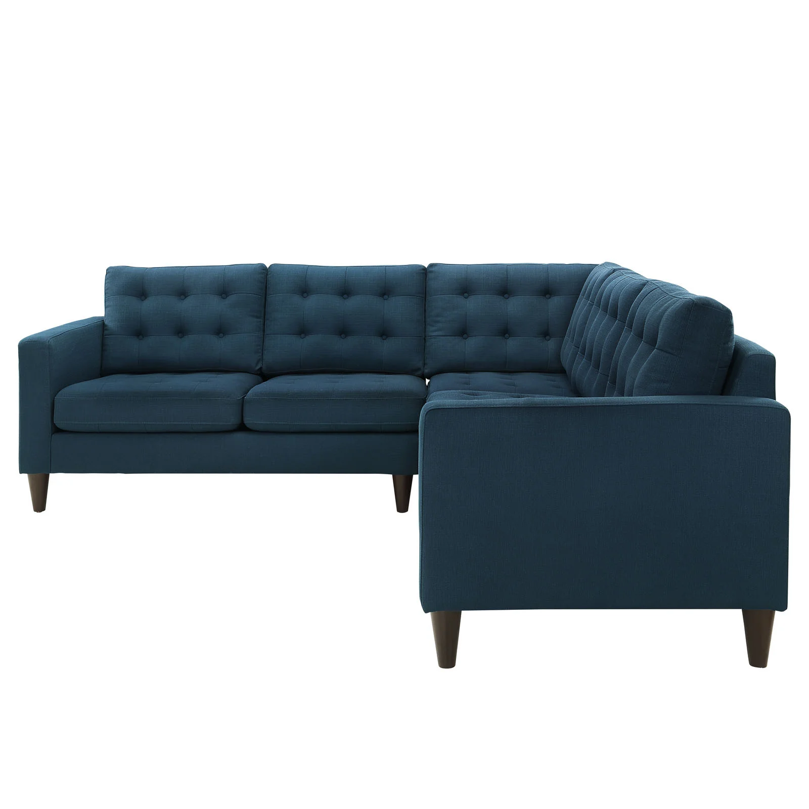 Era Fabric Corner Sectional Sofa Azure - Image 2