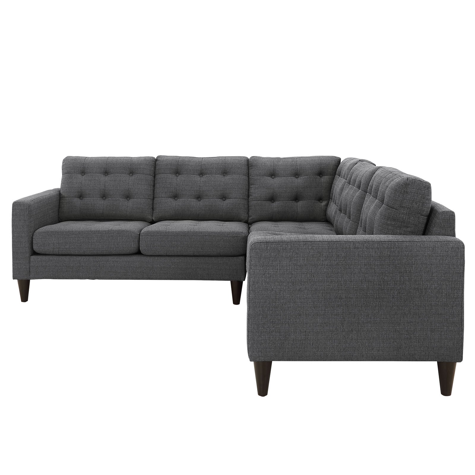 Era Fabric Corner Sectional Sofa Gray - Image 2