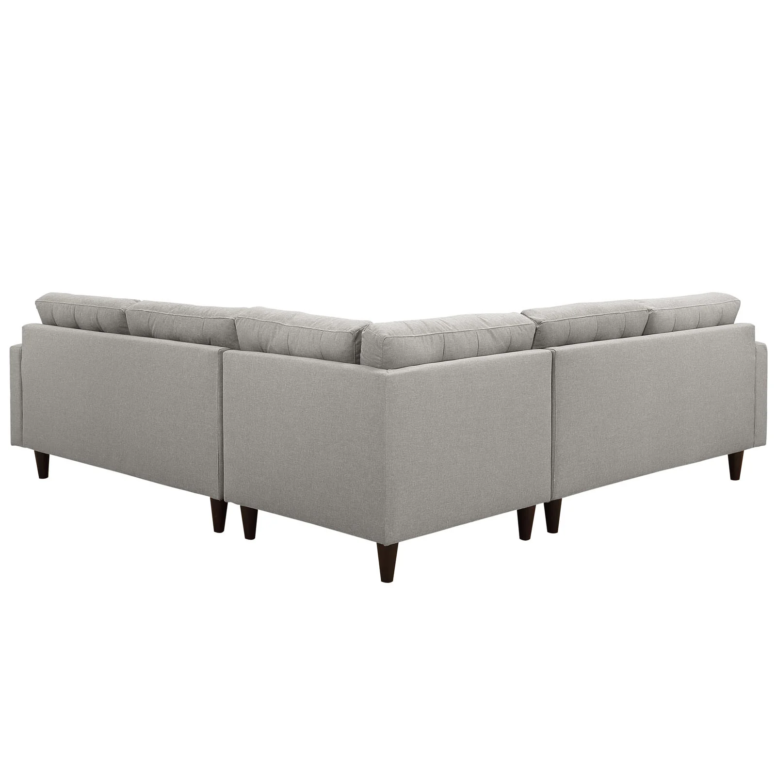 Era Fabric Corner Sectional Sofa Light Gray - Image 3