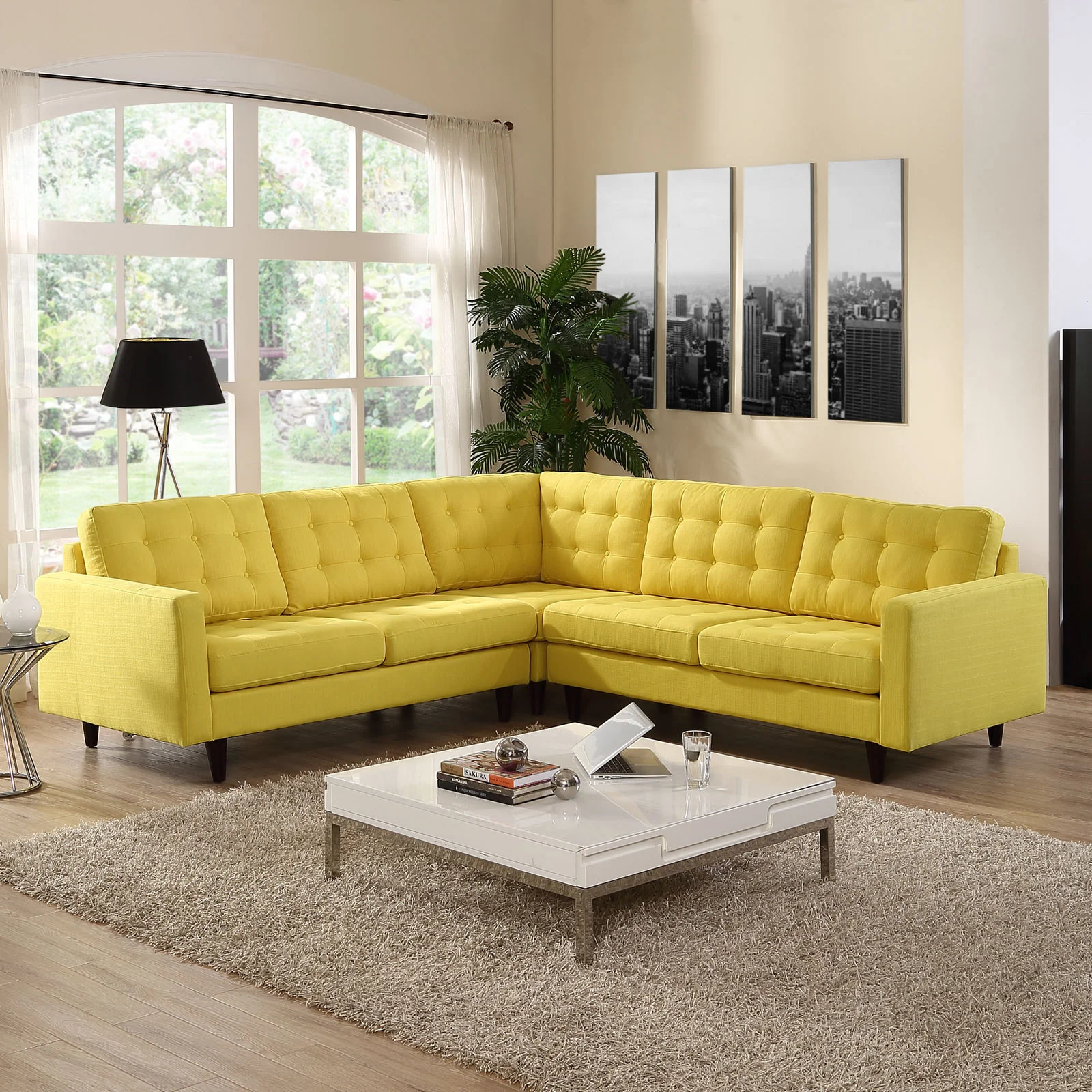 Era Fabric Corner Sectional Sofa Sunny - Image 4
