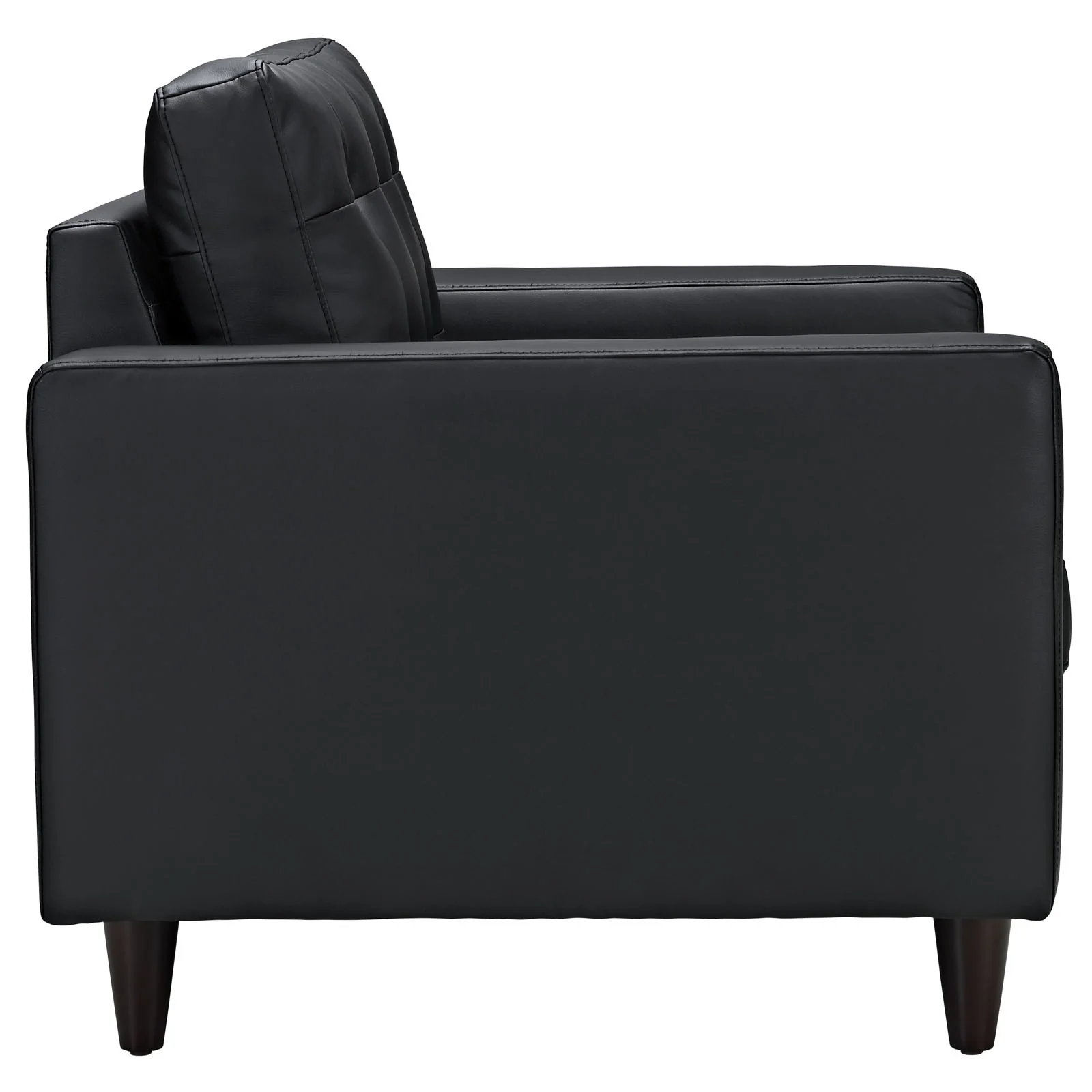Era Leather Armchair Black - Image 3