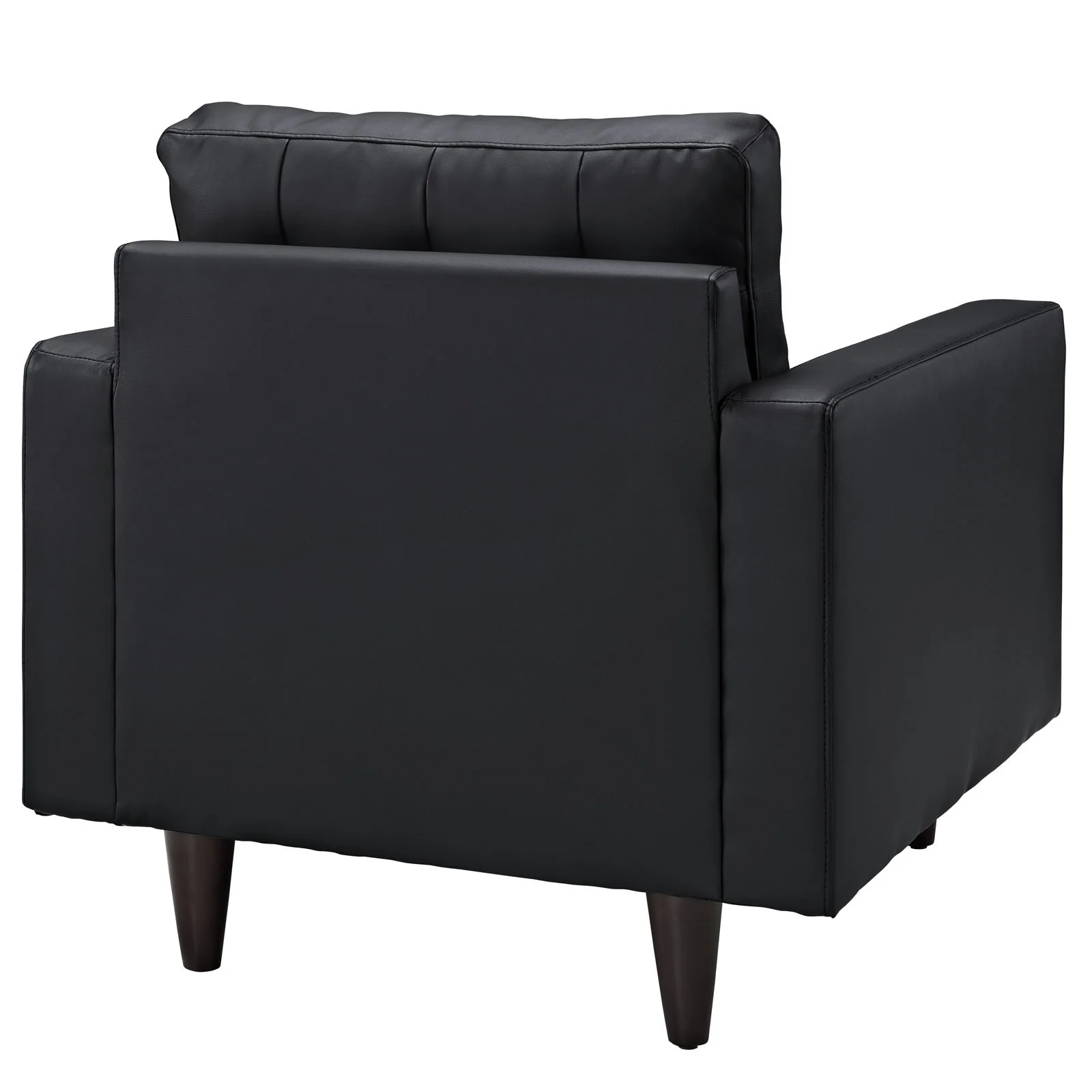 Era Leather Armchair Black - Image 4