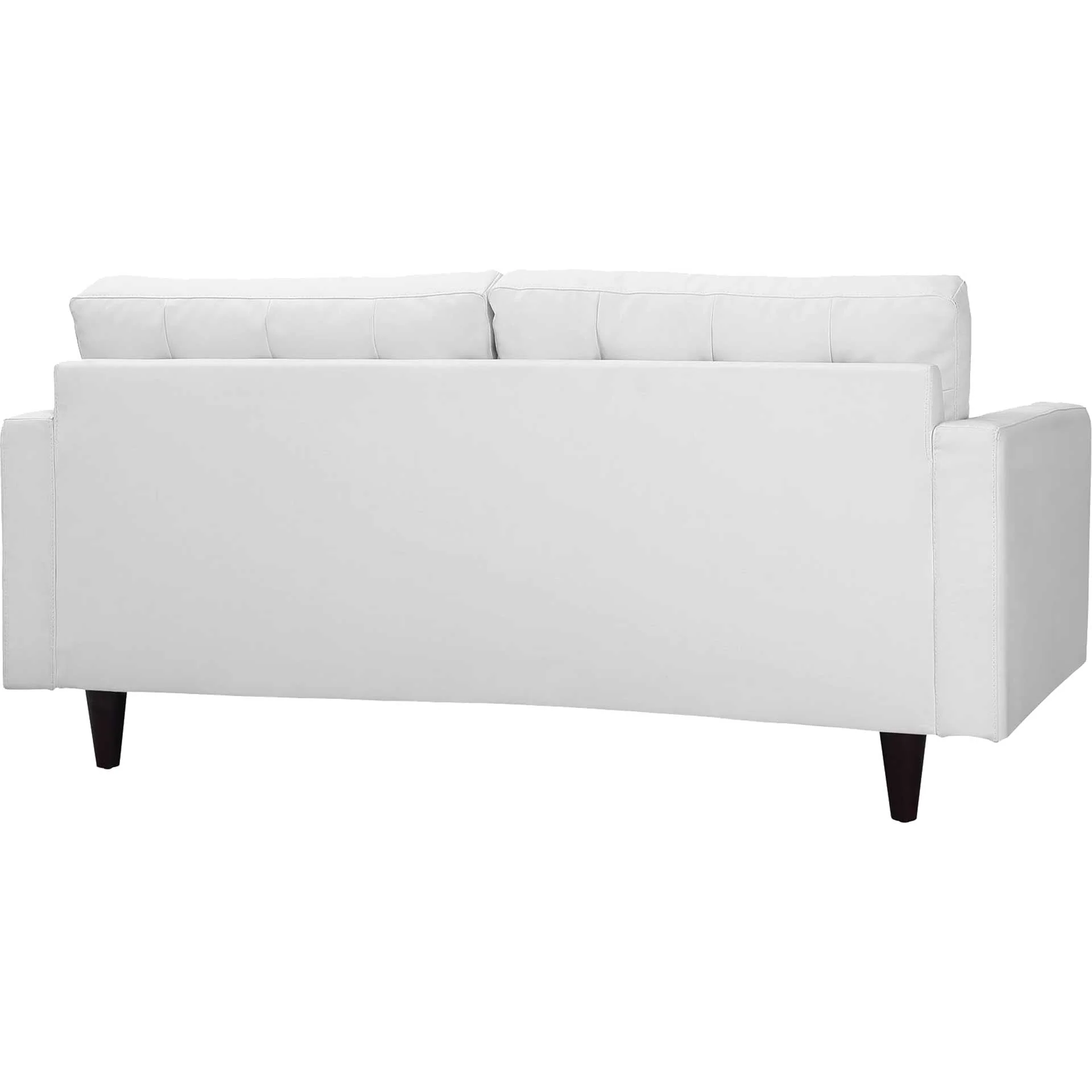 Era Leather Loveseat White - Image 3