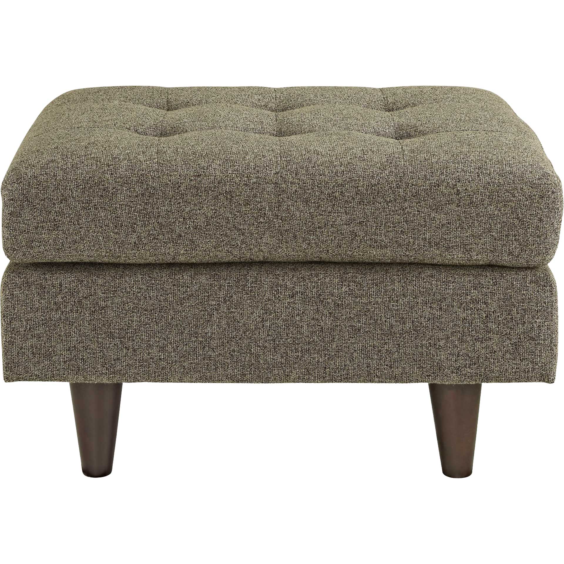 Era Rectangular Upholstered Fabric Ottoman Oatmeal - Image 2