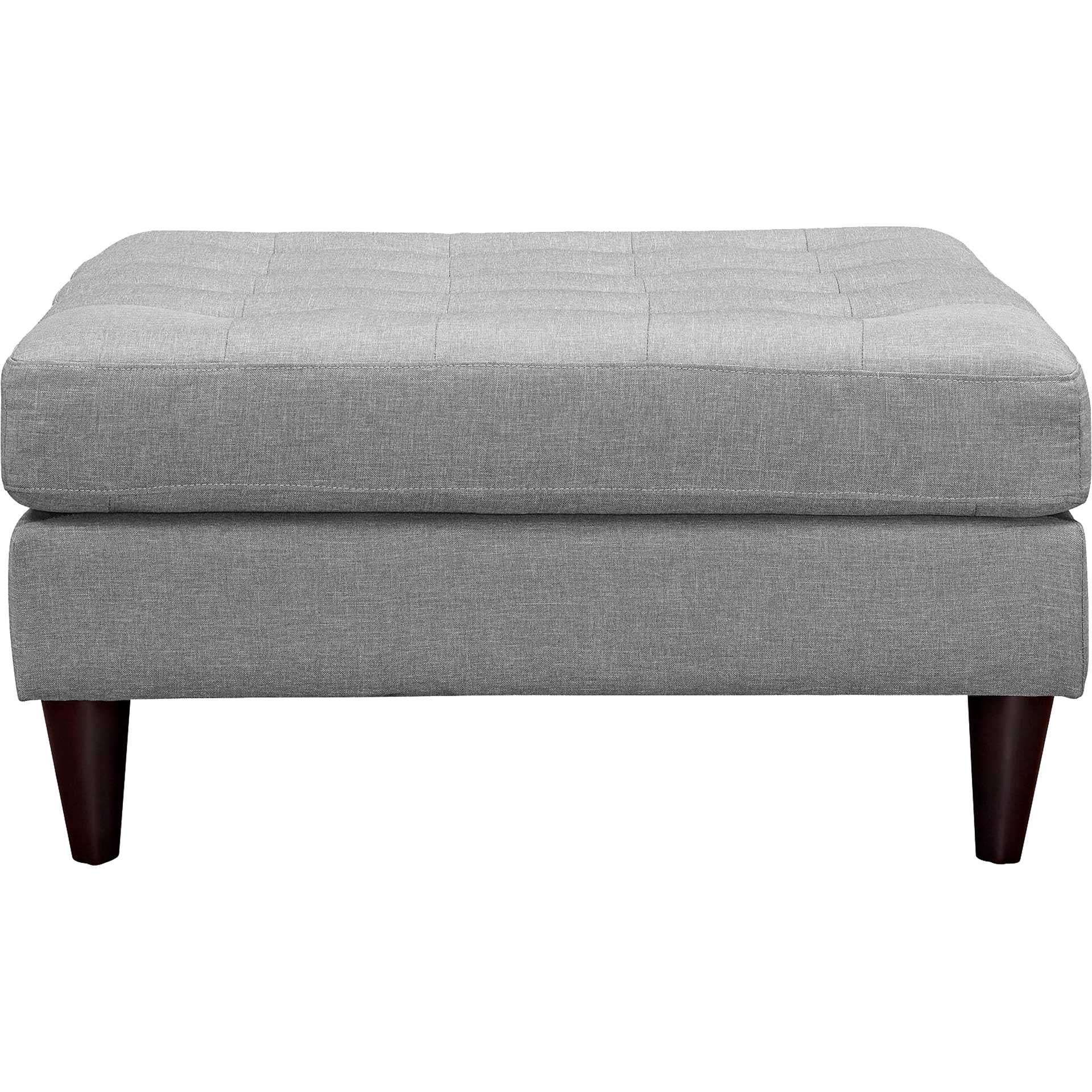 Era Square Upholstered Fabric Ottoman Light Gray - Image 2