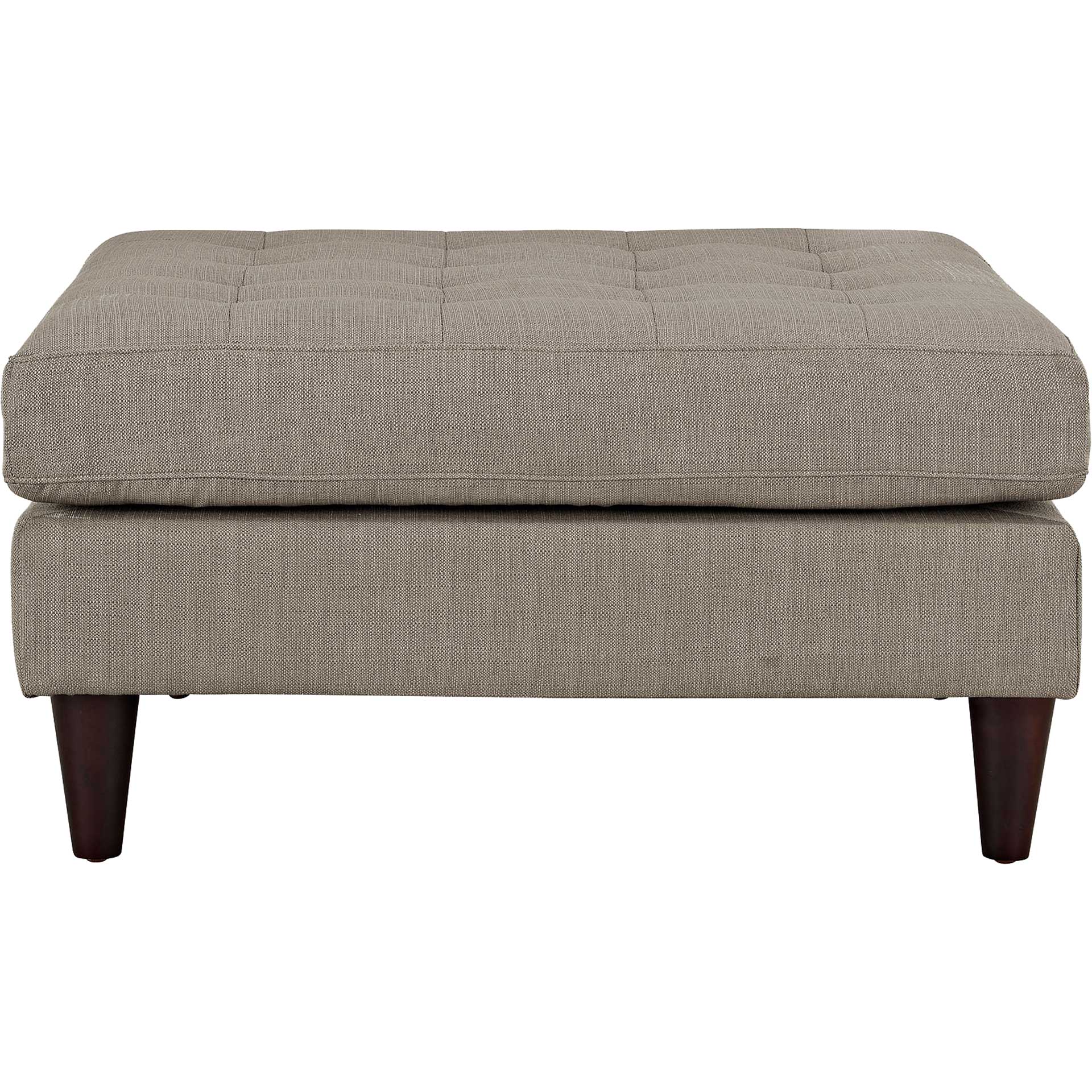 Era Square Upholstered Fabric Ottoman Granite - Image 2