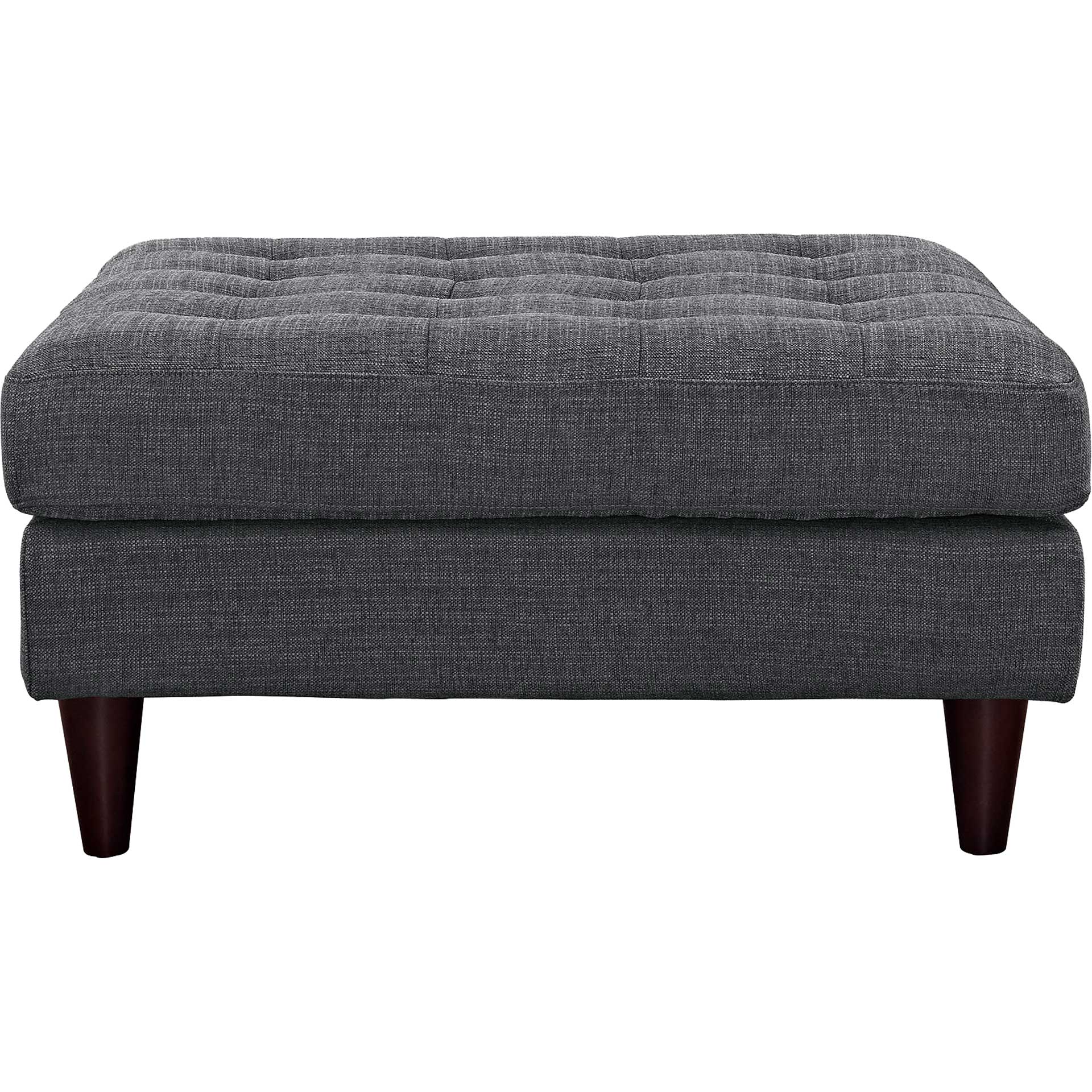 Era Square Upholstered Fabric Ottoman Gray - Image 2