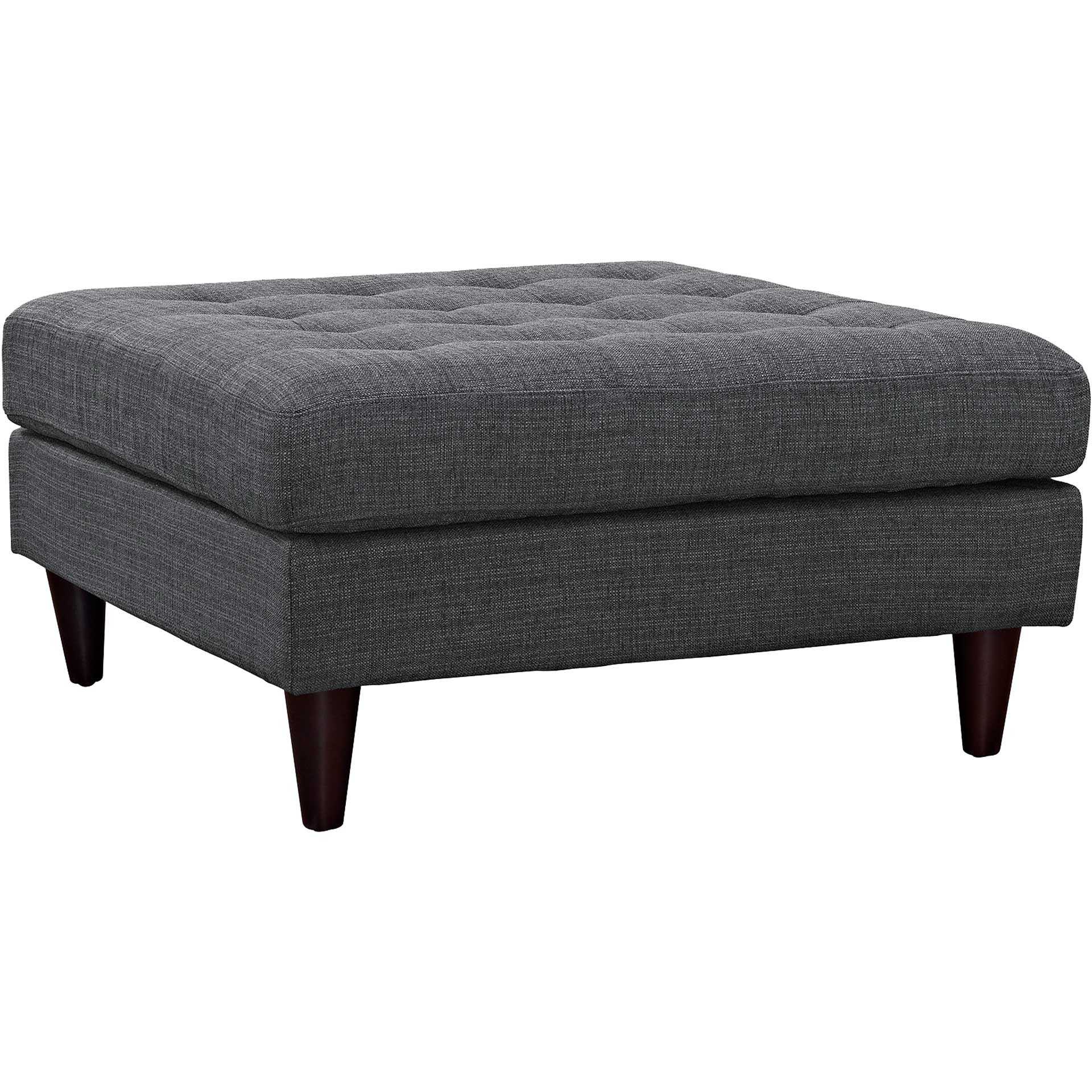 Era Square Upholstered Fabric Ottoman Gray - Image 3
