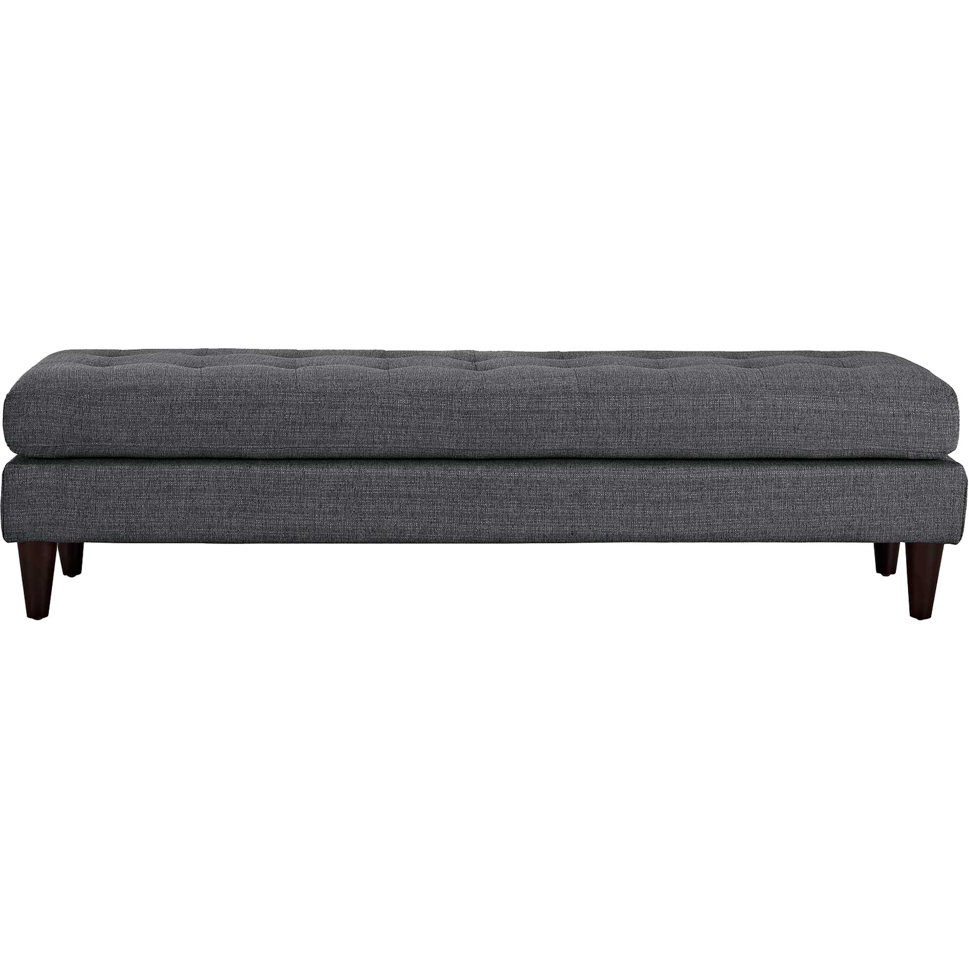 Era Upholstered Fabric Bench Gray - Image 2