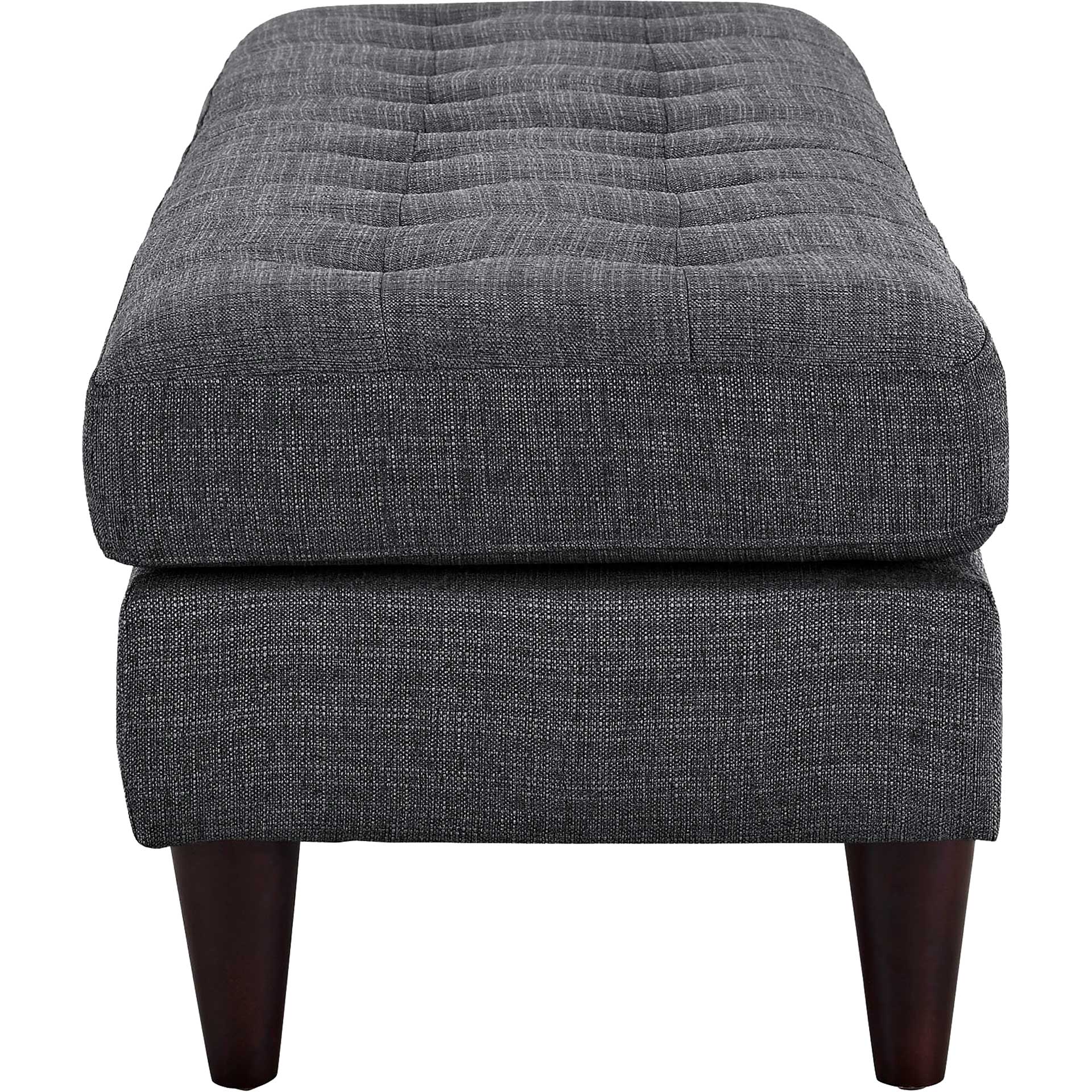 Era Upholstered Fabric Bench Gray - Image 3