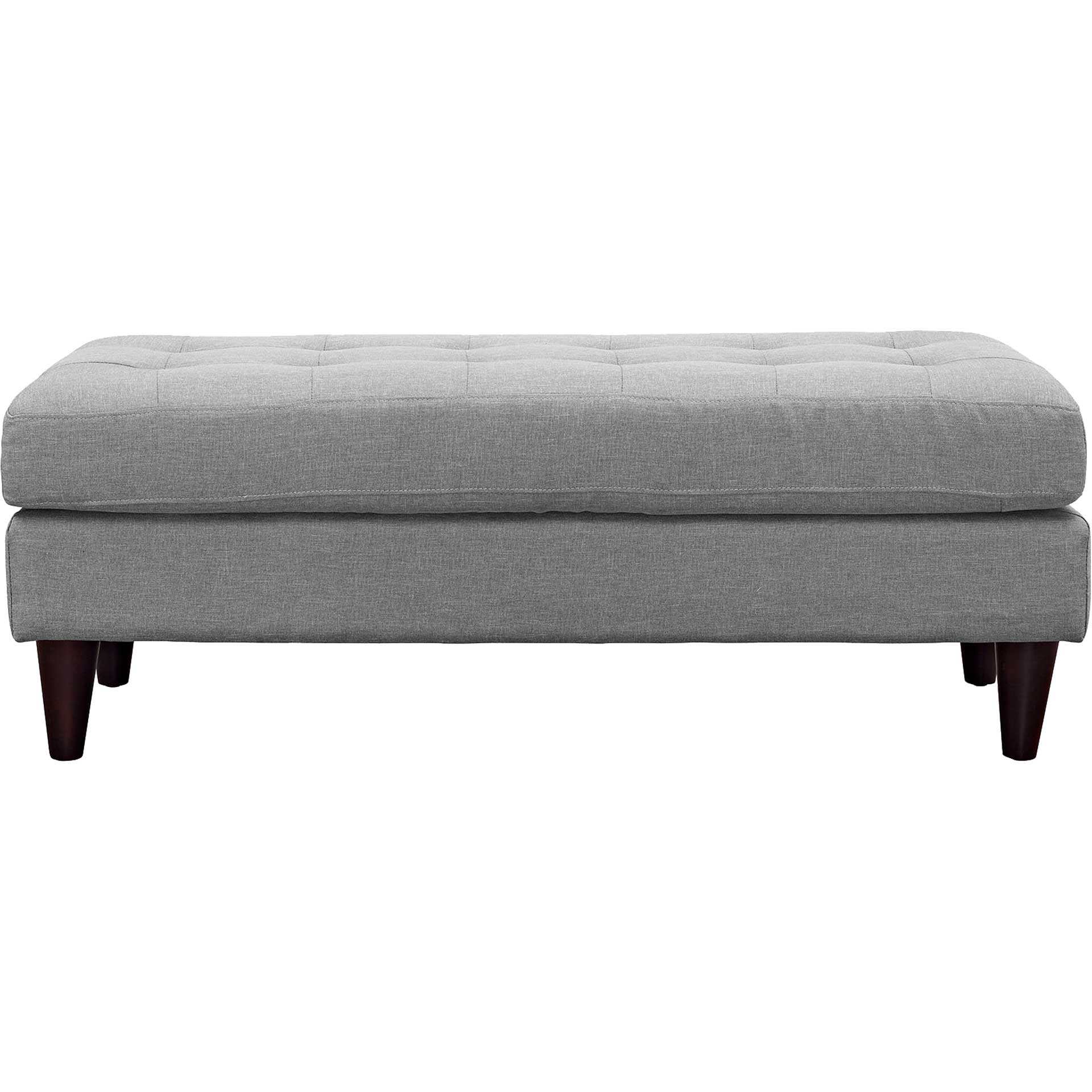 Era Upholstered Fabric Bench Light Gray - Image 4
