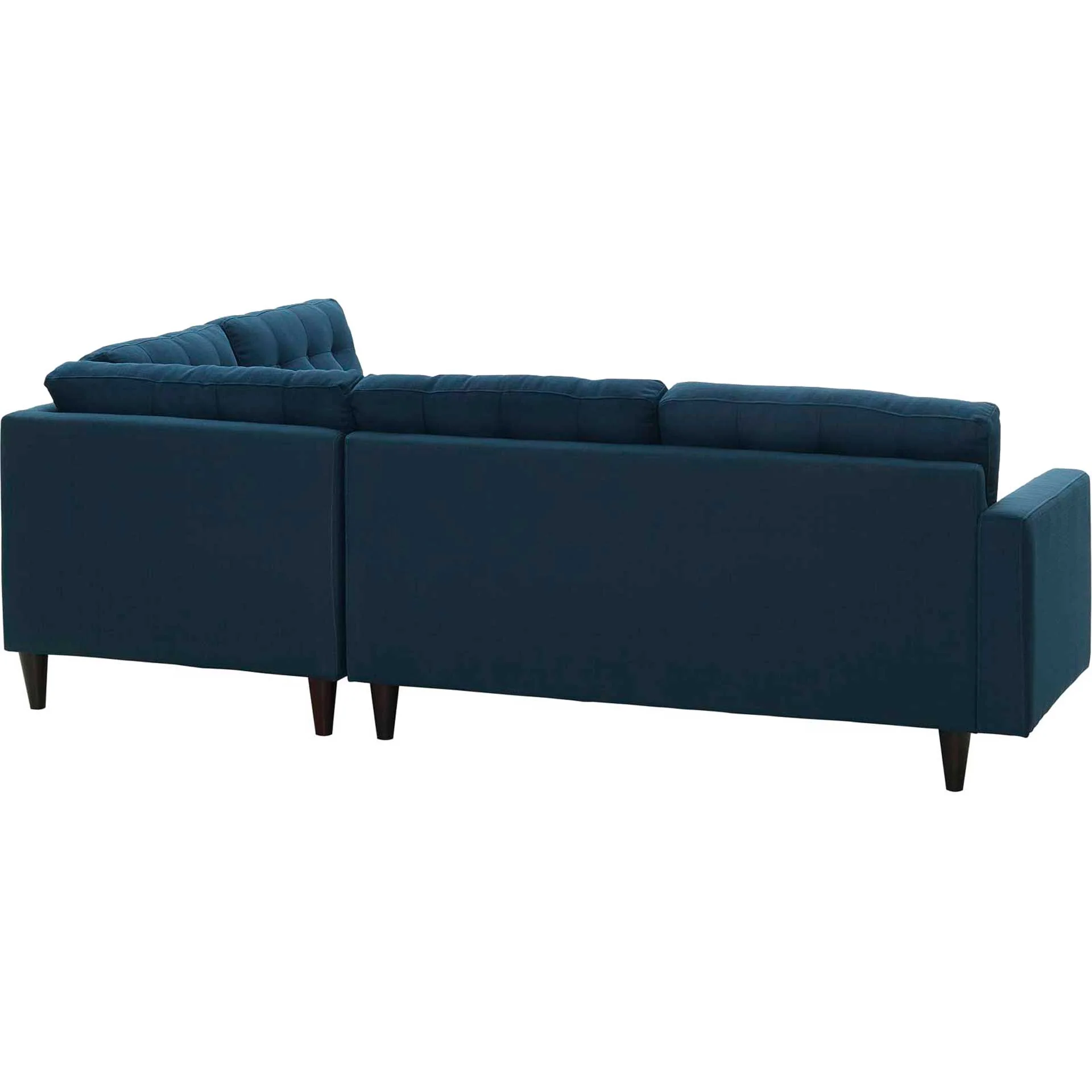 Era Upholstered Fabric Bumper Sectional Azure - Image 11