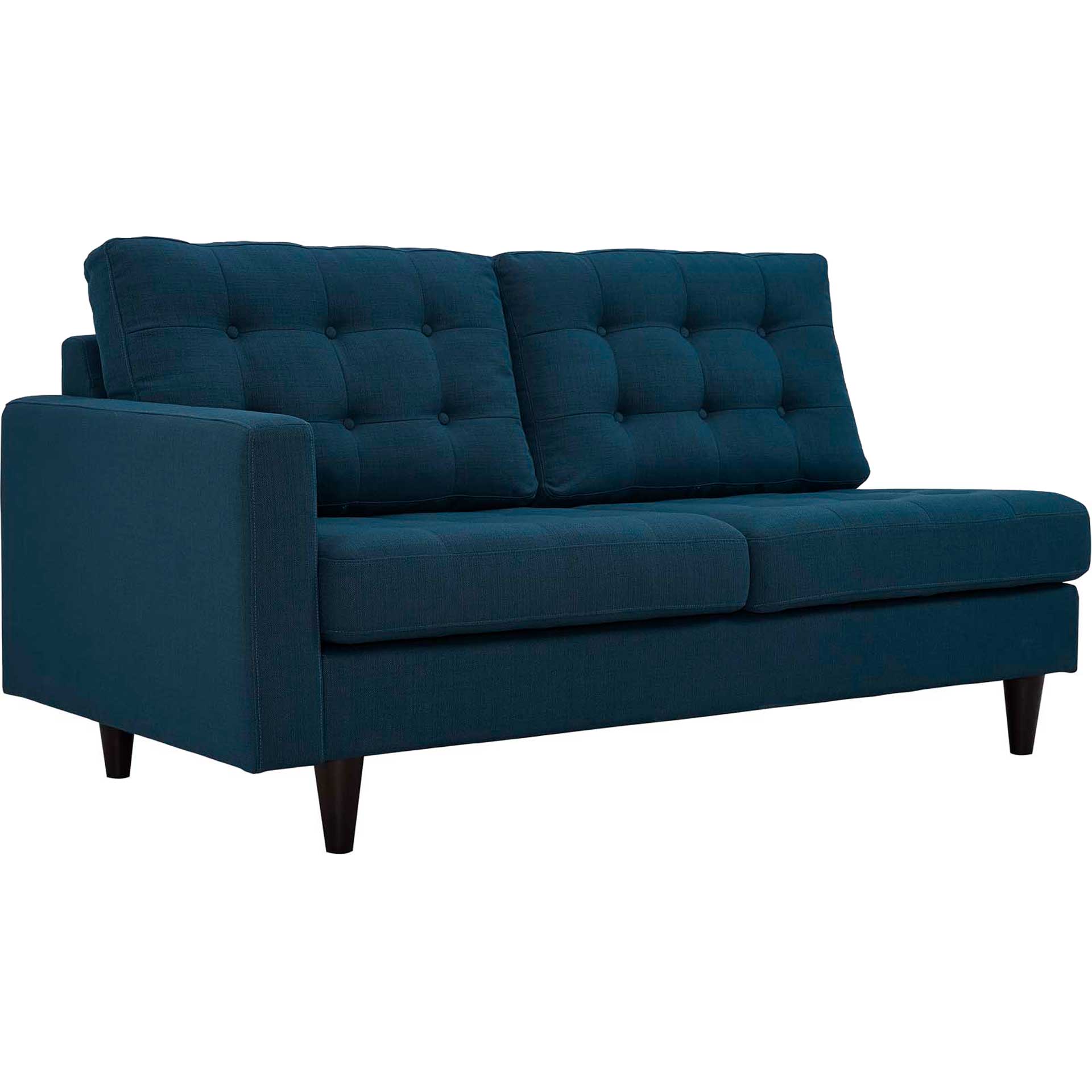 Era Upholstered Fabric Bumper Sectional Azure - Image 12