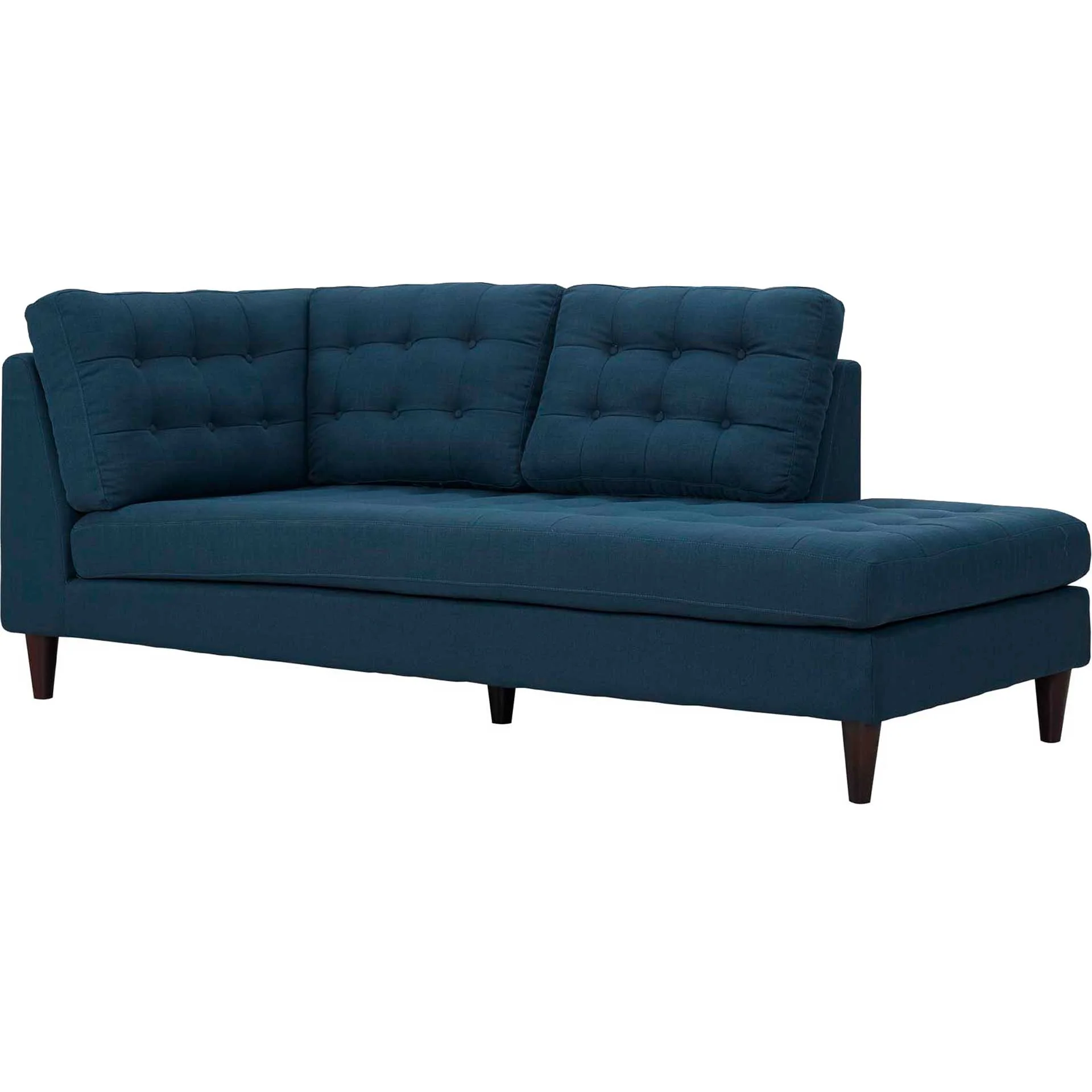 Era Upholstered Fabric Bumper Sectional Azure - Image 14