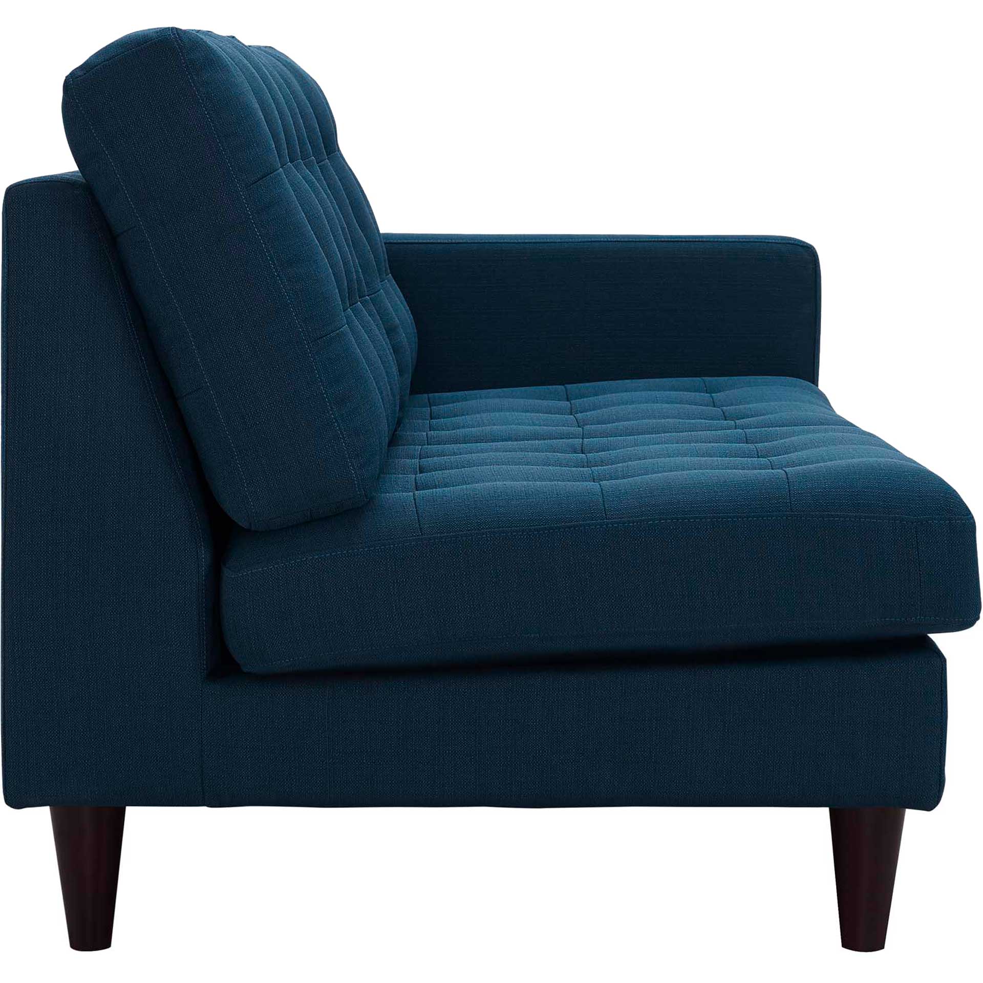 Era Upholstered Fabric Bumper Sectional Azure - Image 5
