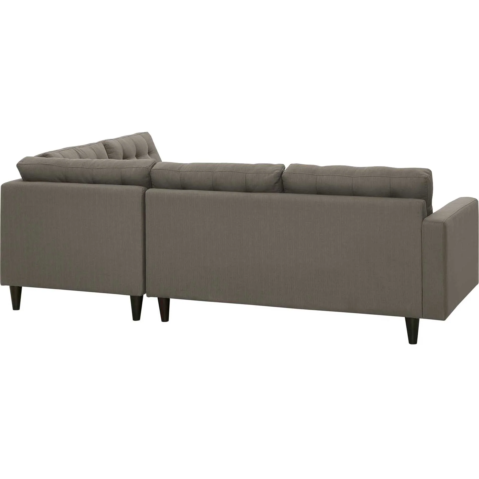 Era Upholstered Fabric Bumper Sectional Granite - Image 11