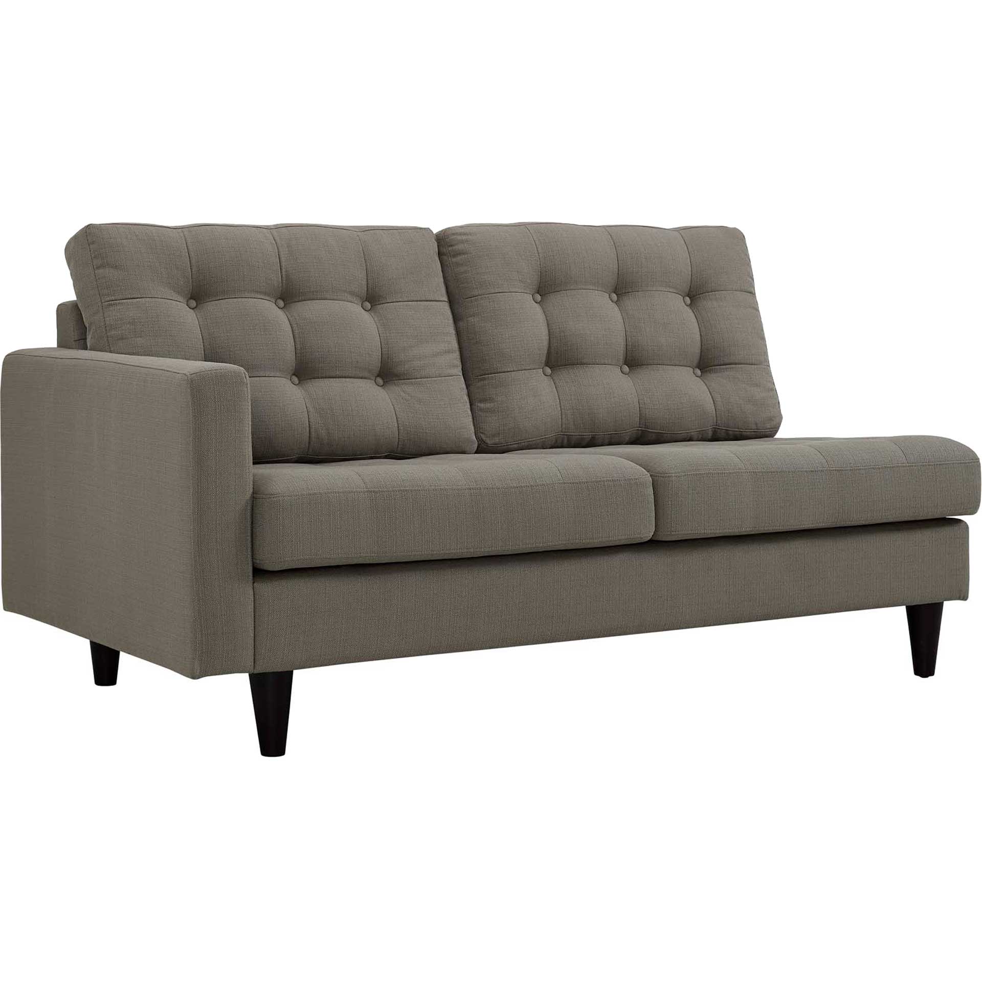 Era Upholstered Fabric Bumper Sectional Granite - Image 12
