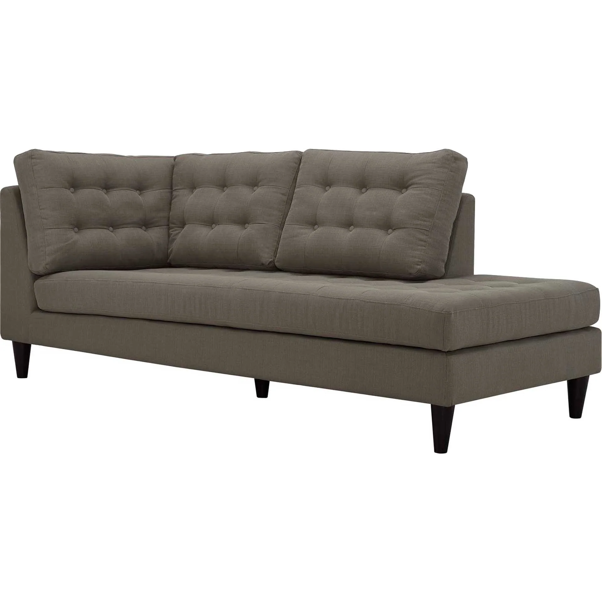 Era Upholstered Fabric Bumper Sectional Granite - Image 14