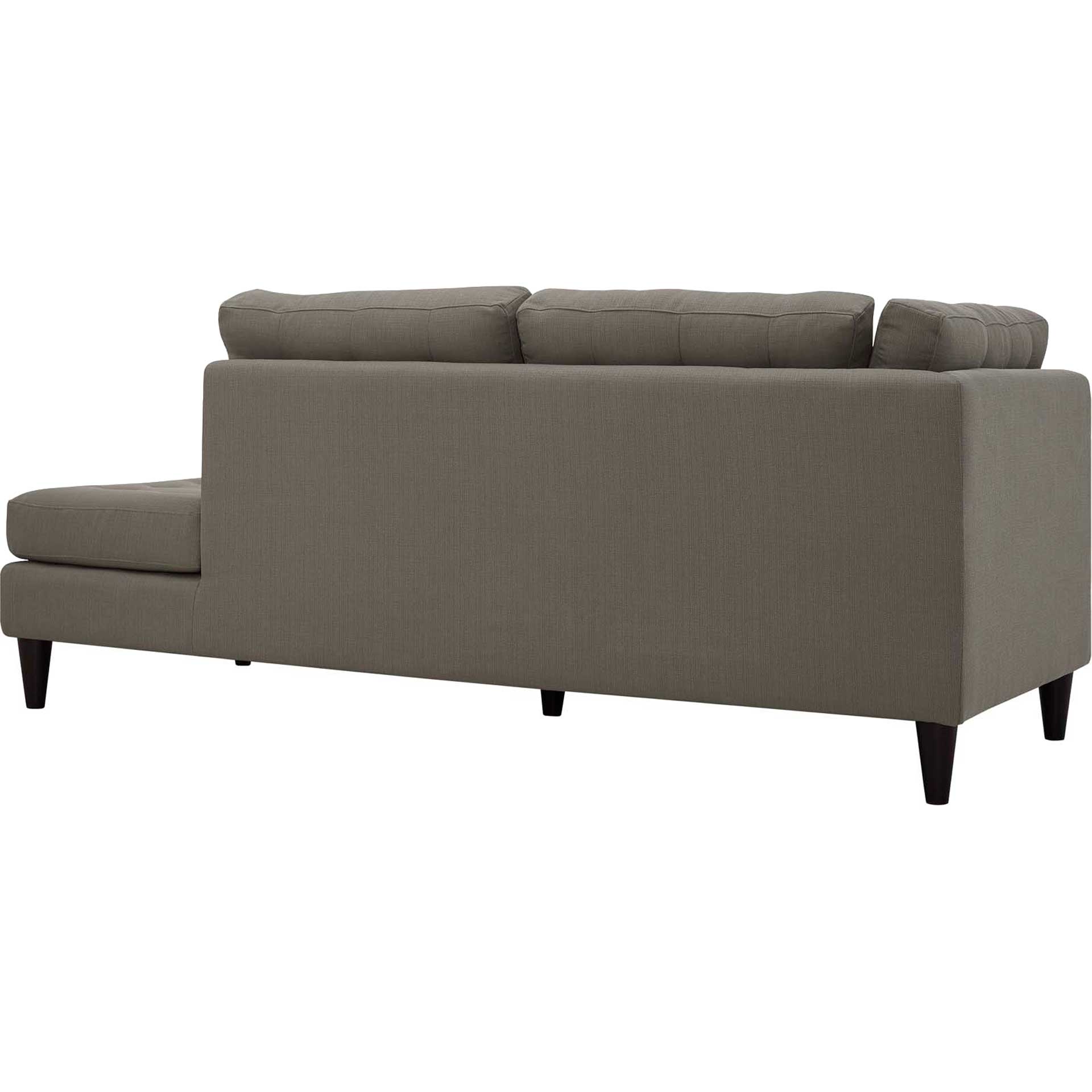 Era Upholstered Fabric Bumper Sectional Granite - Image 15