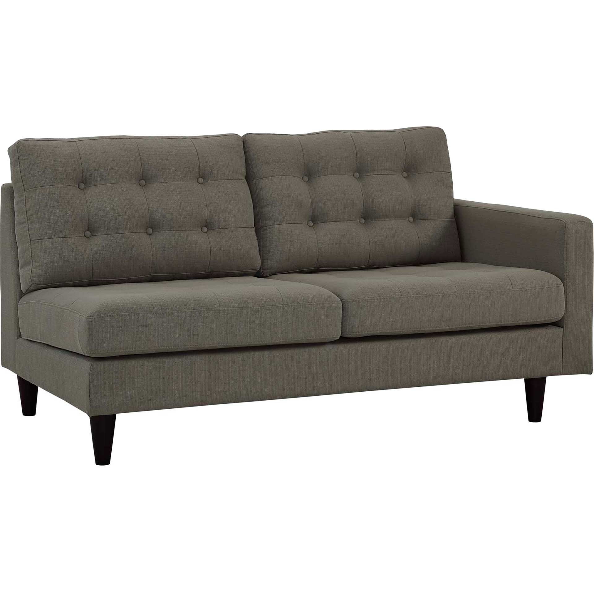 Era Upholstered Fabric Bumper Sectional Granite - Image 4