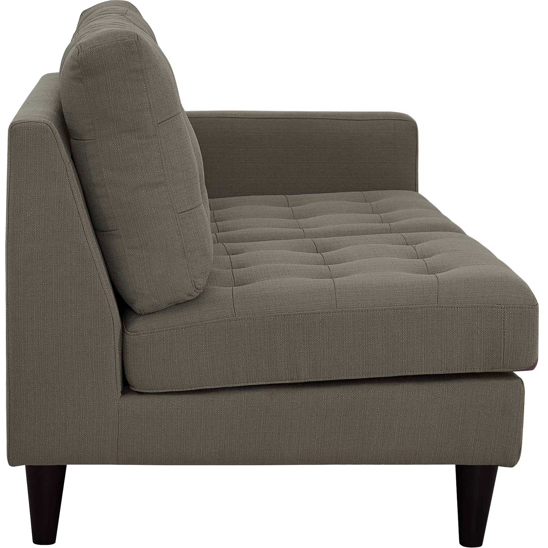 Era Upholstered Fabric Bumper Sectional Granite - Image 5