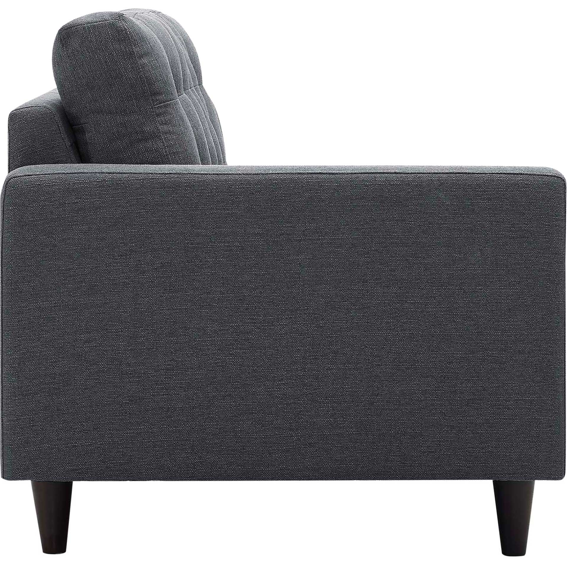 Era Upholstered Fabric Bumper Sectional Gray - Image 13