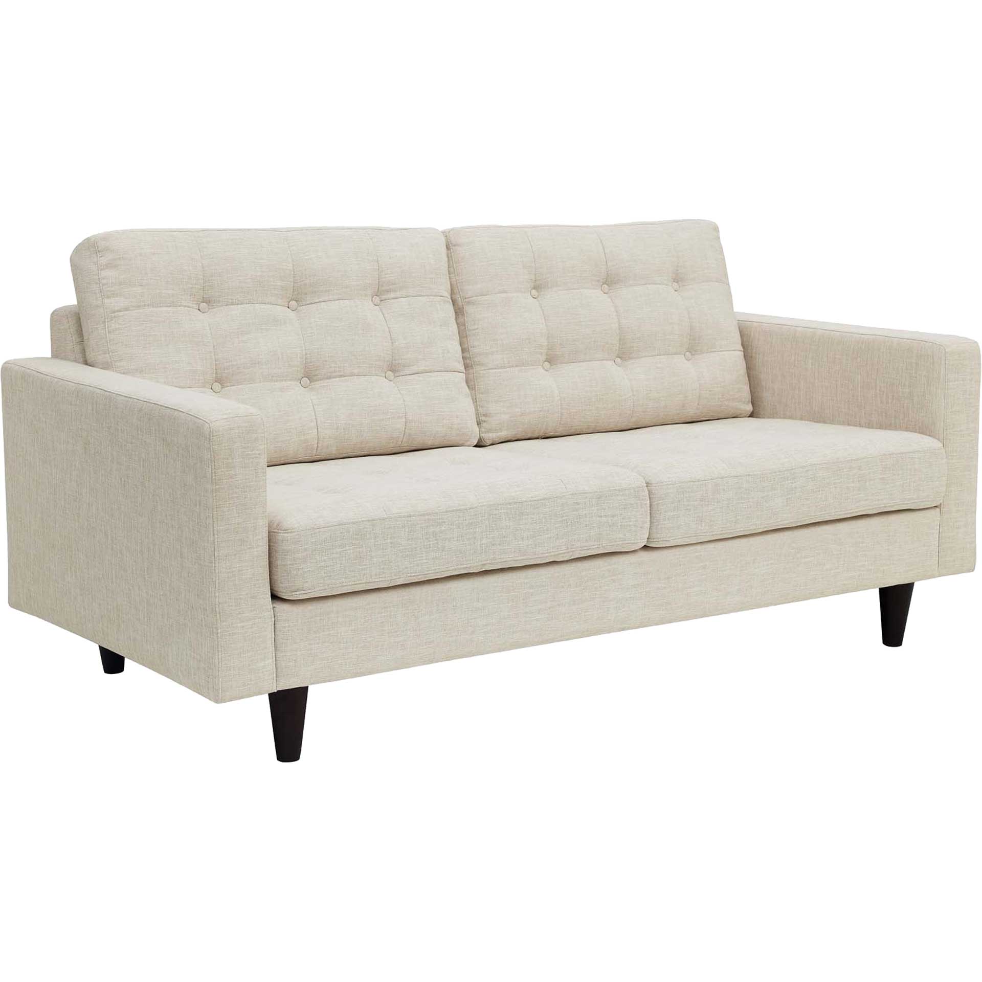 Era Upholstered Loveseat Beige - Image 2