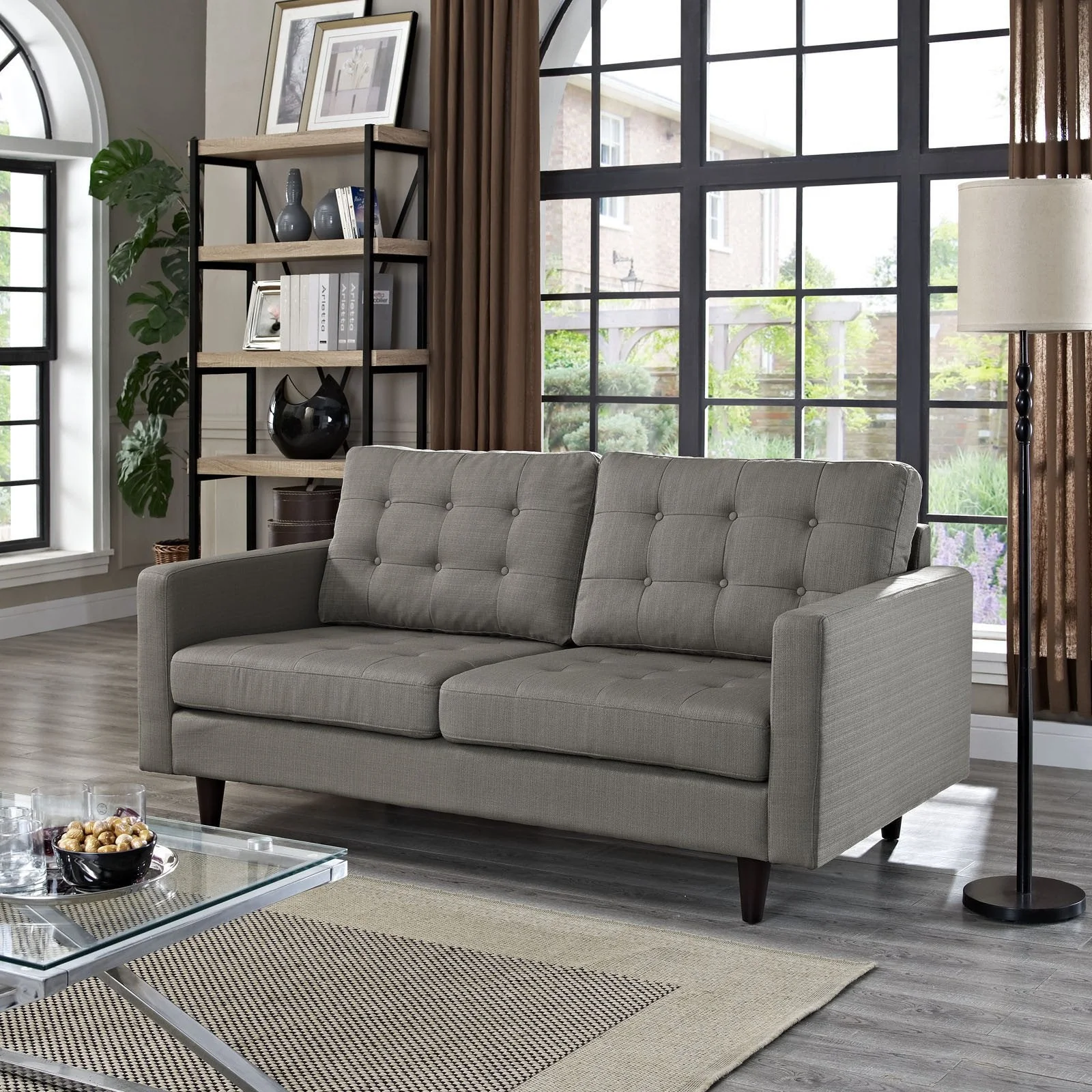Era Upholstered Loveseat Granite - Image 4