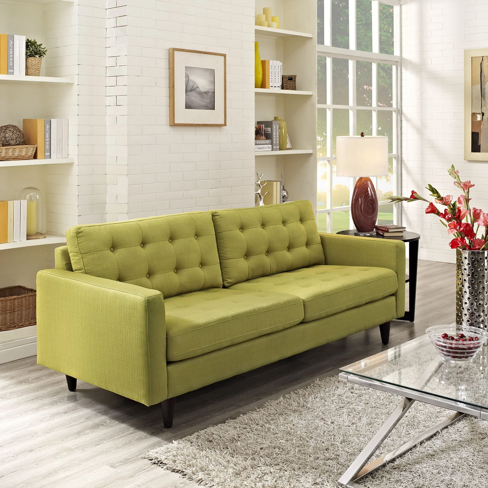 Era Upholstered Sofa Wheatgrass - Image 4