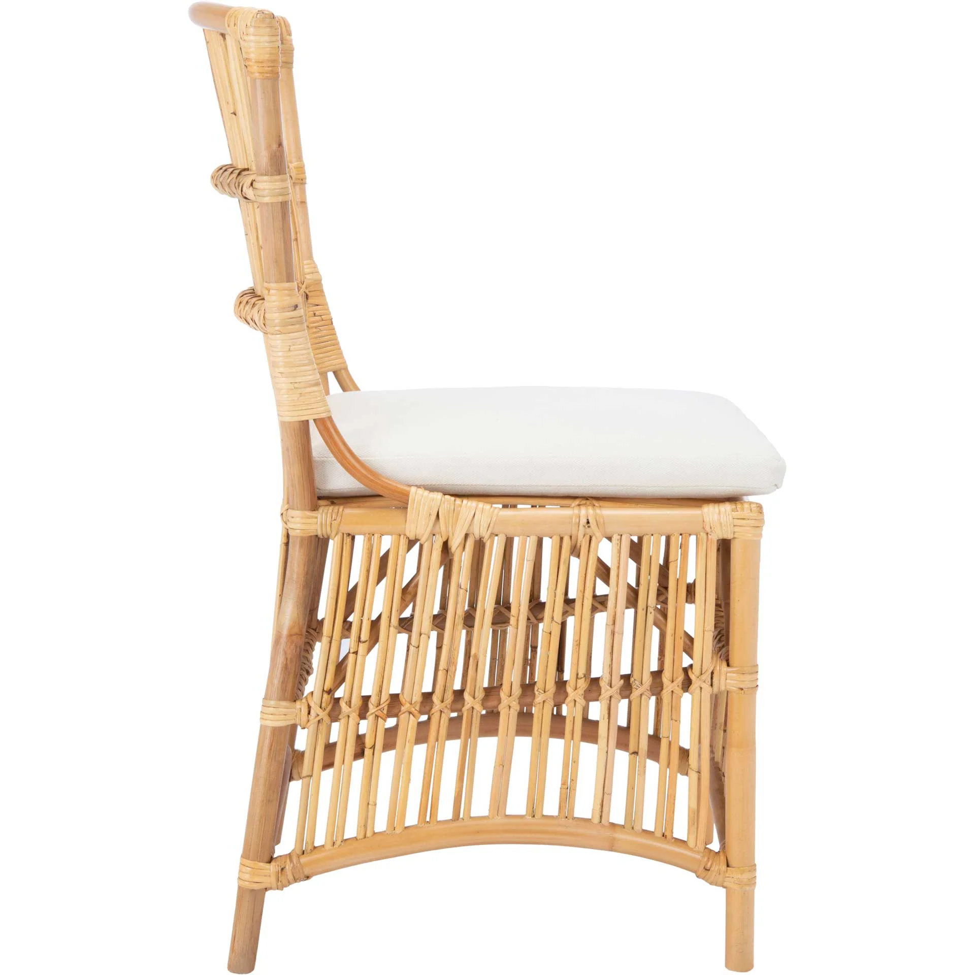 Erapel Rattan Accent Chair Natural/White (Set of 2) - Image 4