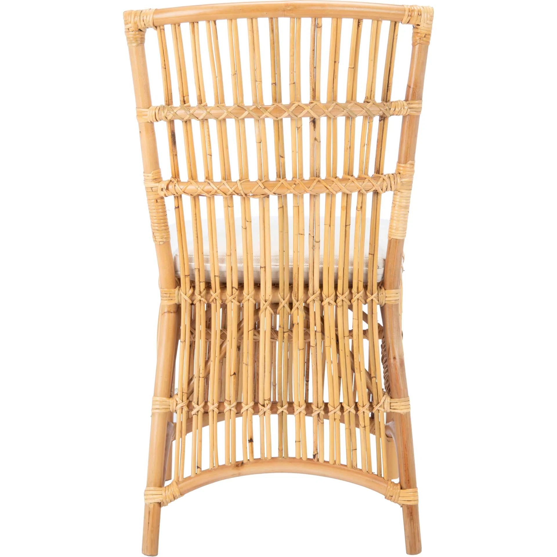 Erapel Rattan Accent Chair Natural/White (Set of 2) - Image 5