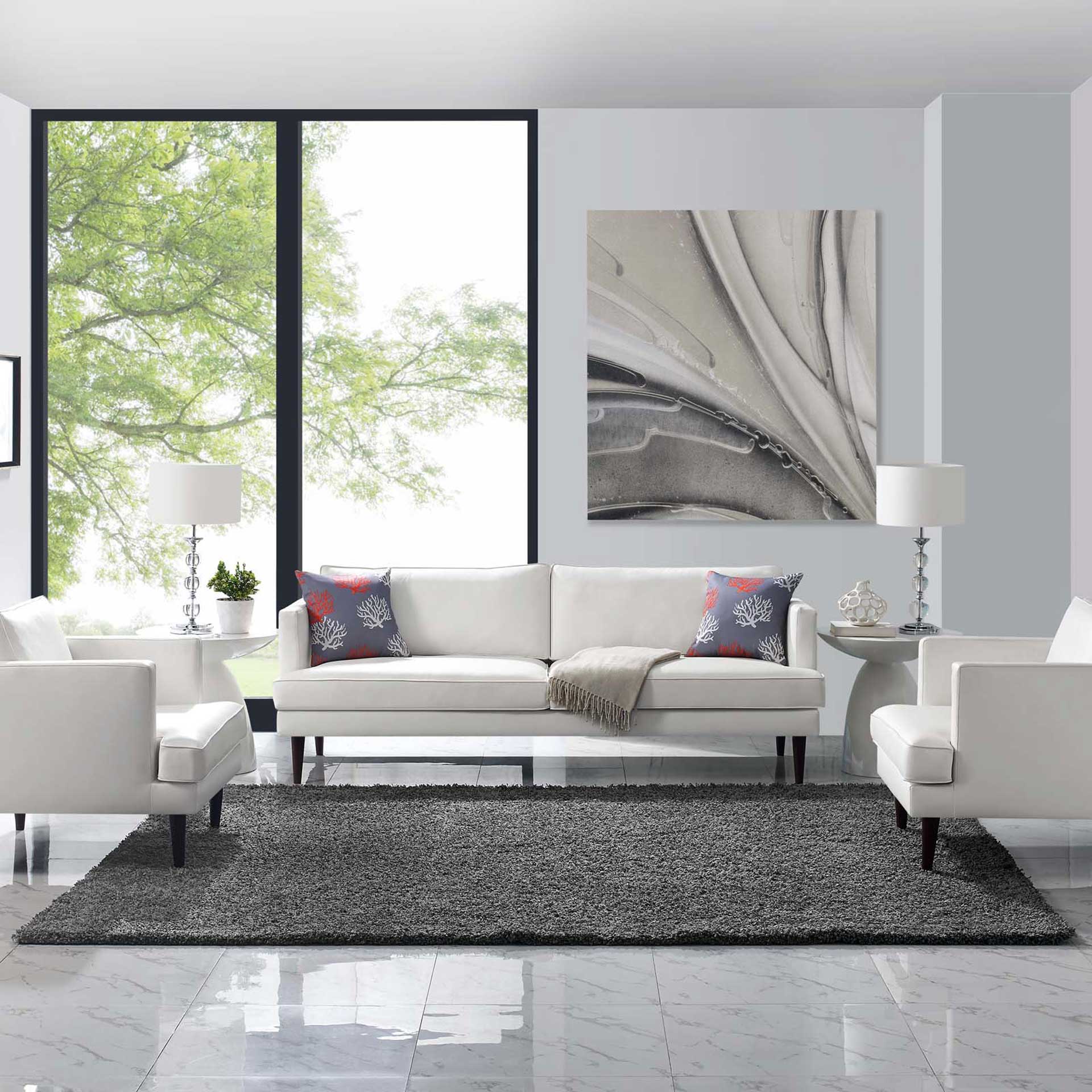 Erving Area Rug Dark Gray - Image 6