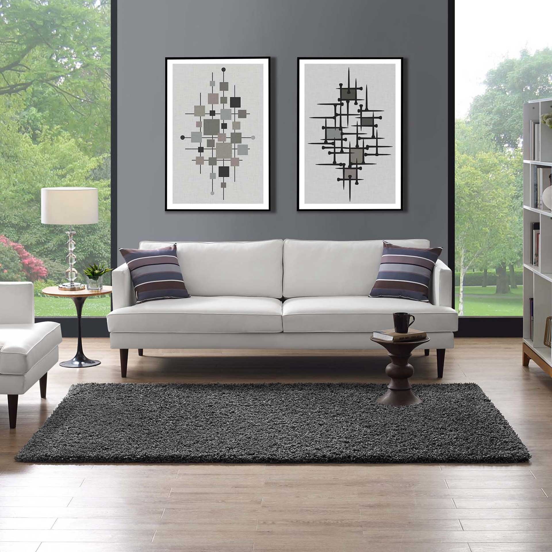 Erving Area Rug Dark Gray - Image 7