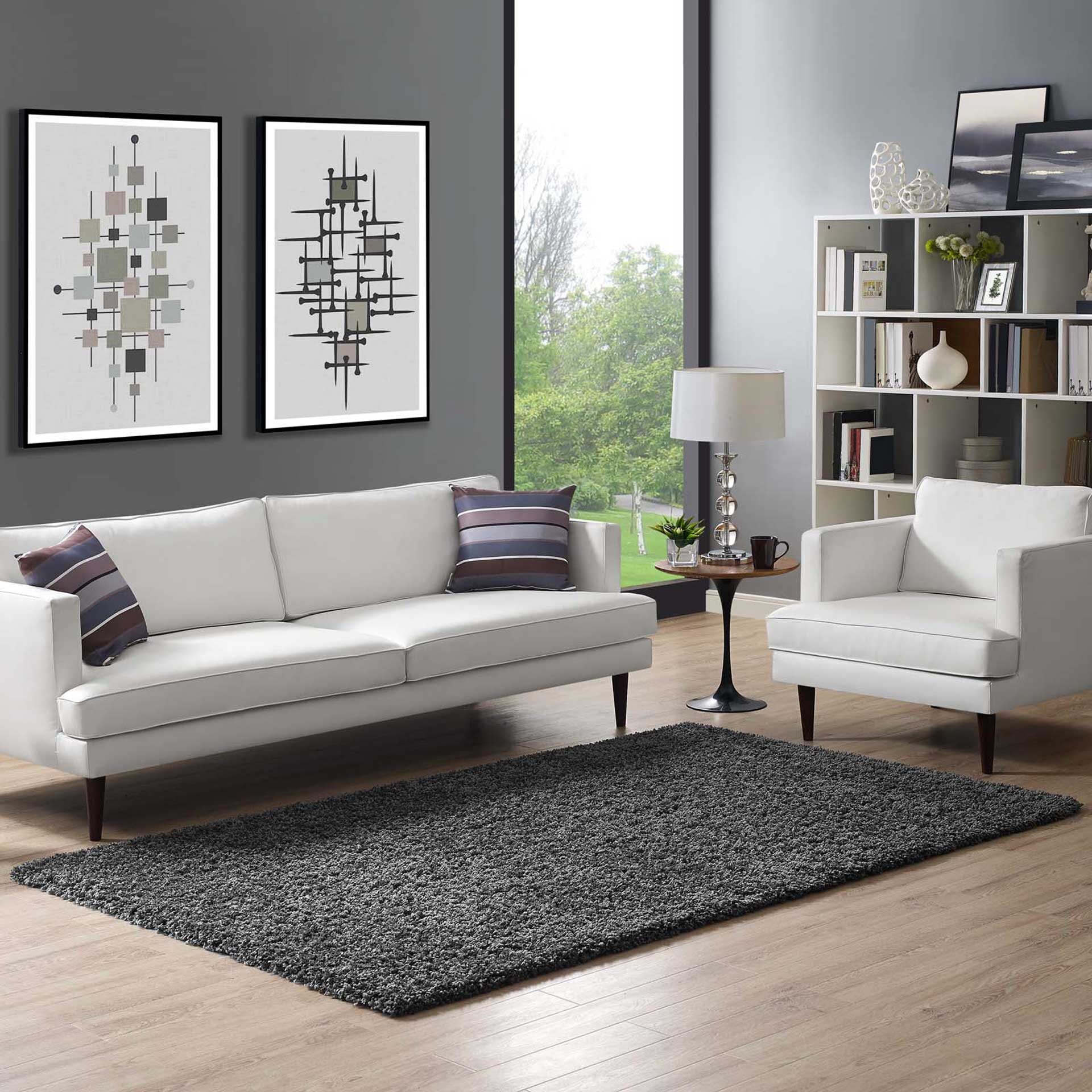 Erving Area Rug Dark Gray - Image 8
