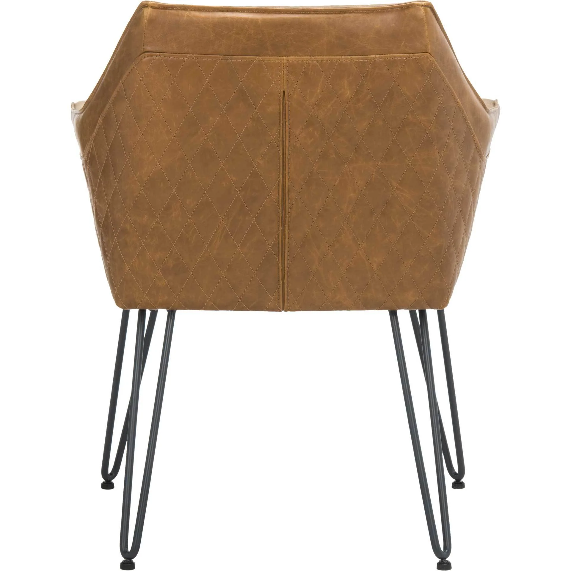 Esabella Leather Dining Chair Light Brown (Set of 2) - Image 6