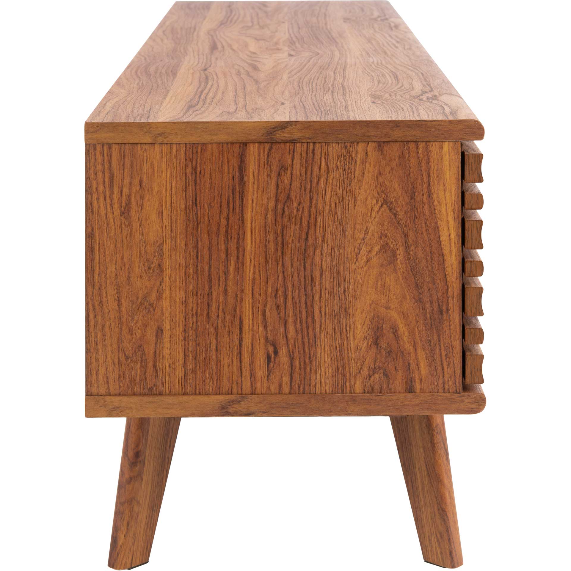 Esme 2 Shelf Media Stand Walnut - Image 3