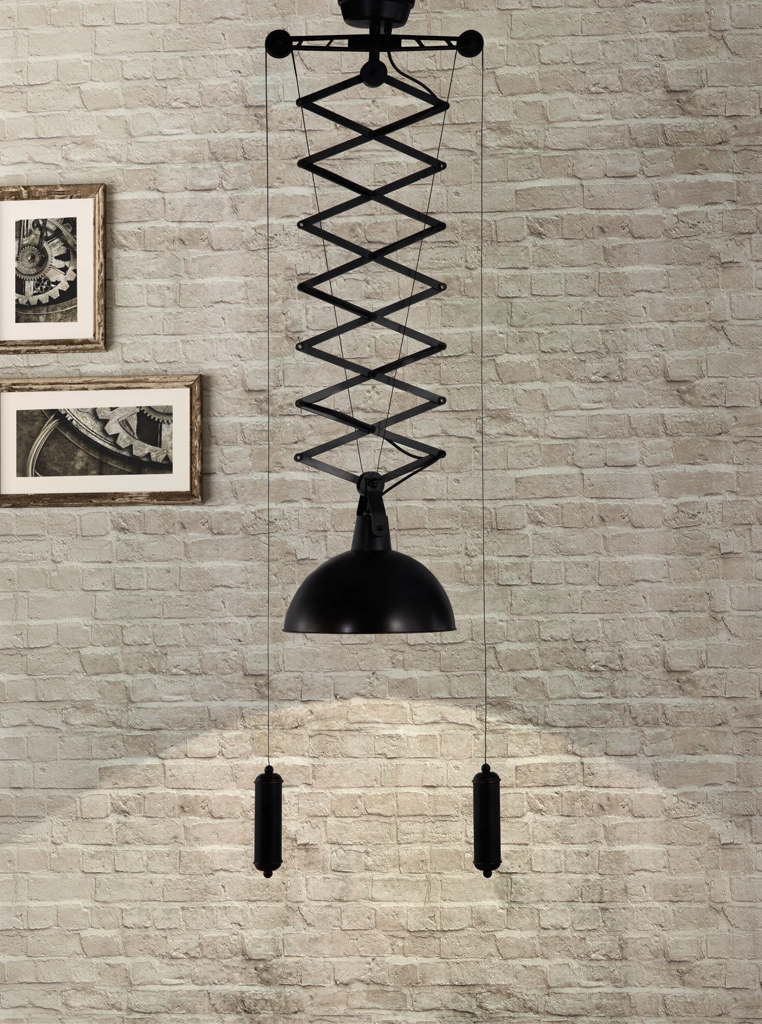 Esmeralda Ceiling Lamp Antique Black Gold - Image 4