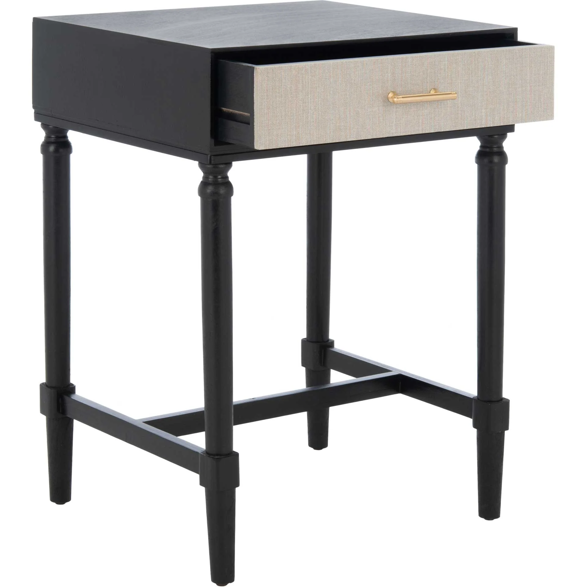 Esposito 1 Drawer Accent Table Black - Image 2