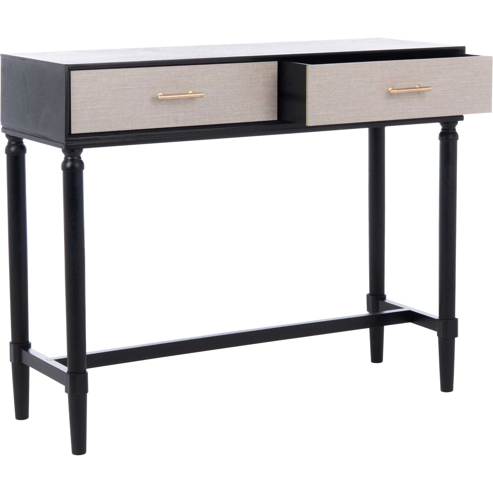 Esposito 2 Drawer Console Table Black - Image 2