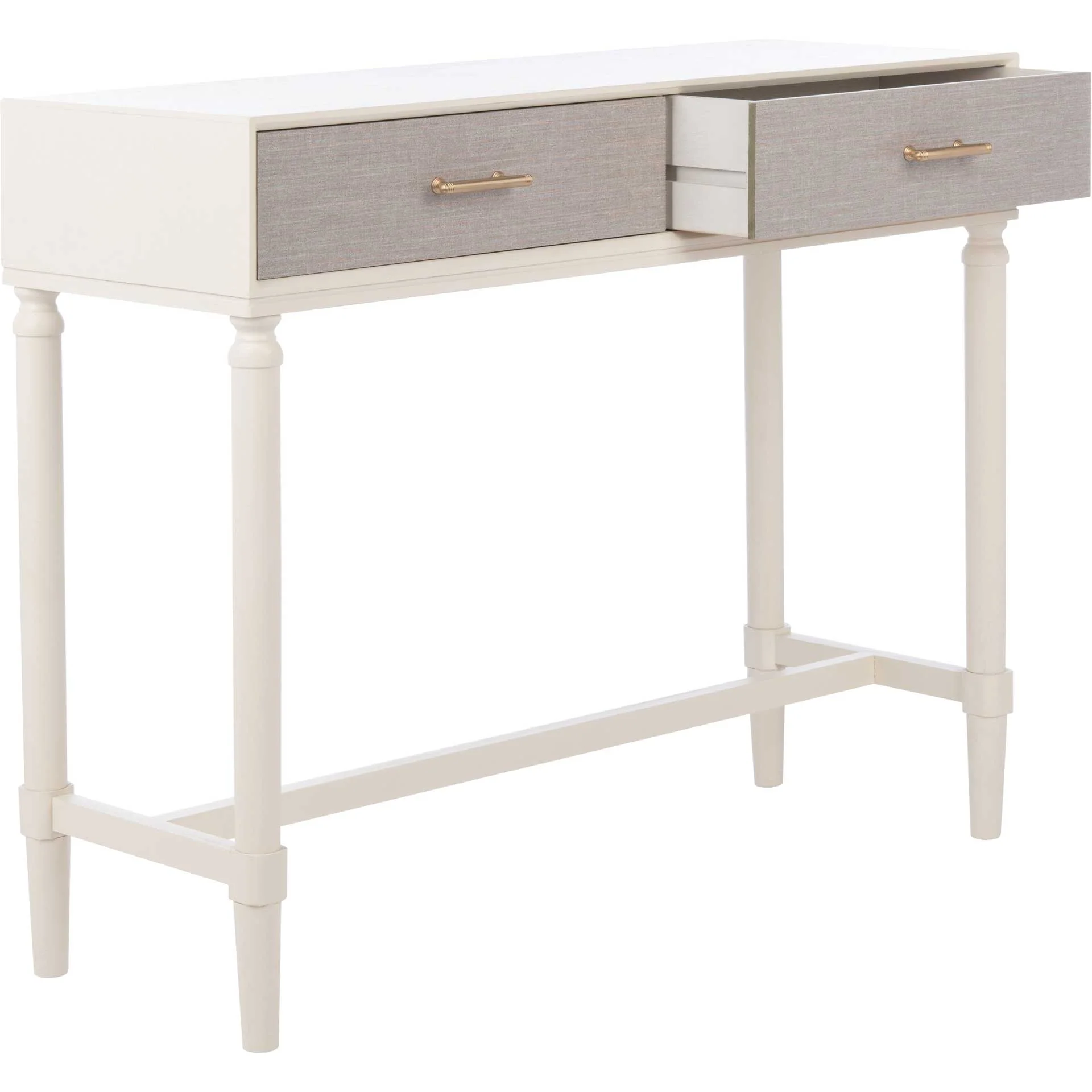 Esposito 2 Drawer Console Table White - Image 2