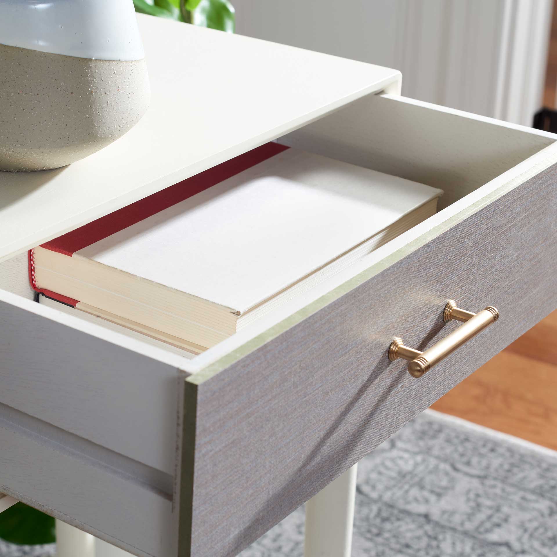 Esposito 2 Drawer Console Table White - Image 7